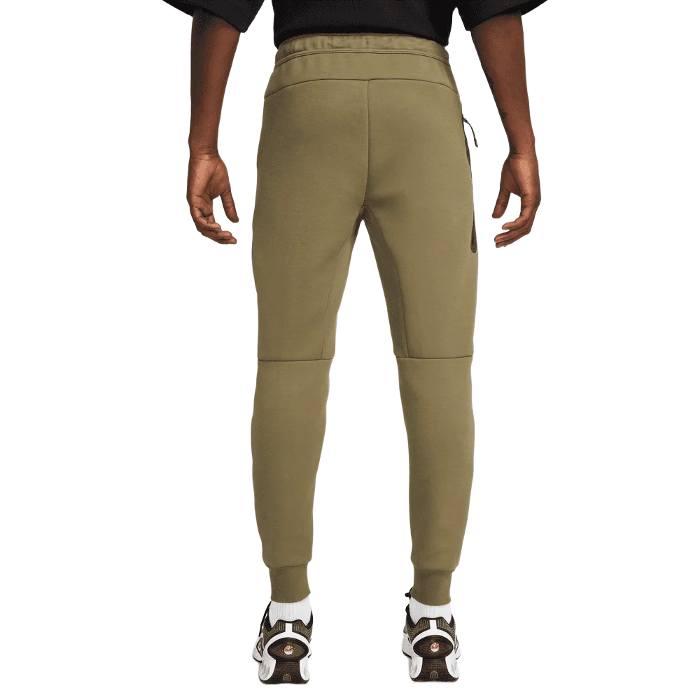 Nike Men's Tech Fleece Jogger Apparel - Medium Olive / Light Army / Black - Image 2