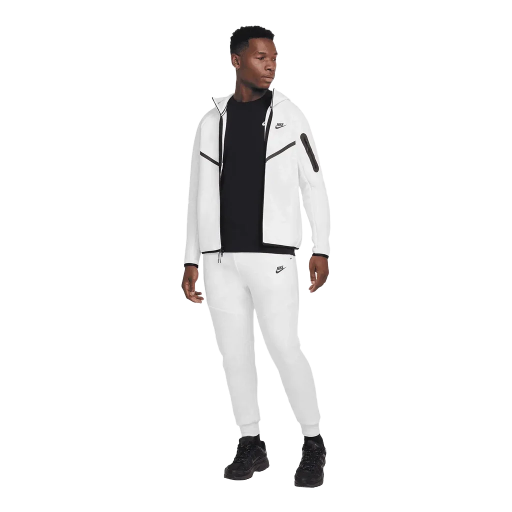 Nike Men's Tech Fleece Joggers Apparel - Birch Heather / Black - Image 3