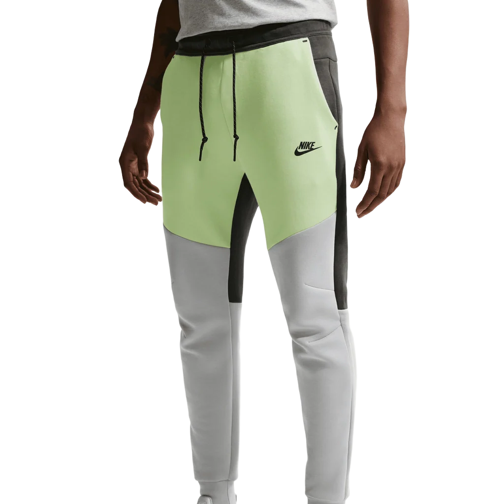 Nike Men's Tech Fleece Joggers Apparel - Light Liquid Lime / Anthracite / Light Smoke Grey / Black