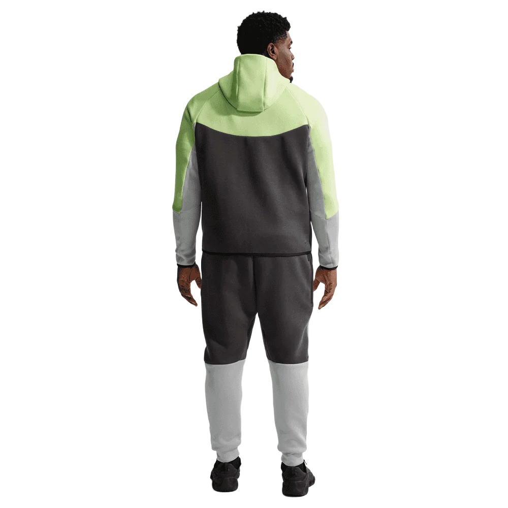 Nike Men's Tech Fleece Joggers Apparel - Light Liquid Lime / Anthracite / Light Smoke Grey / Black - Image 2