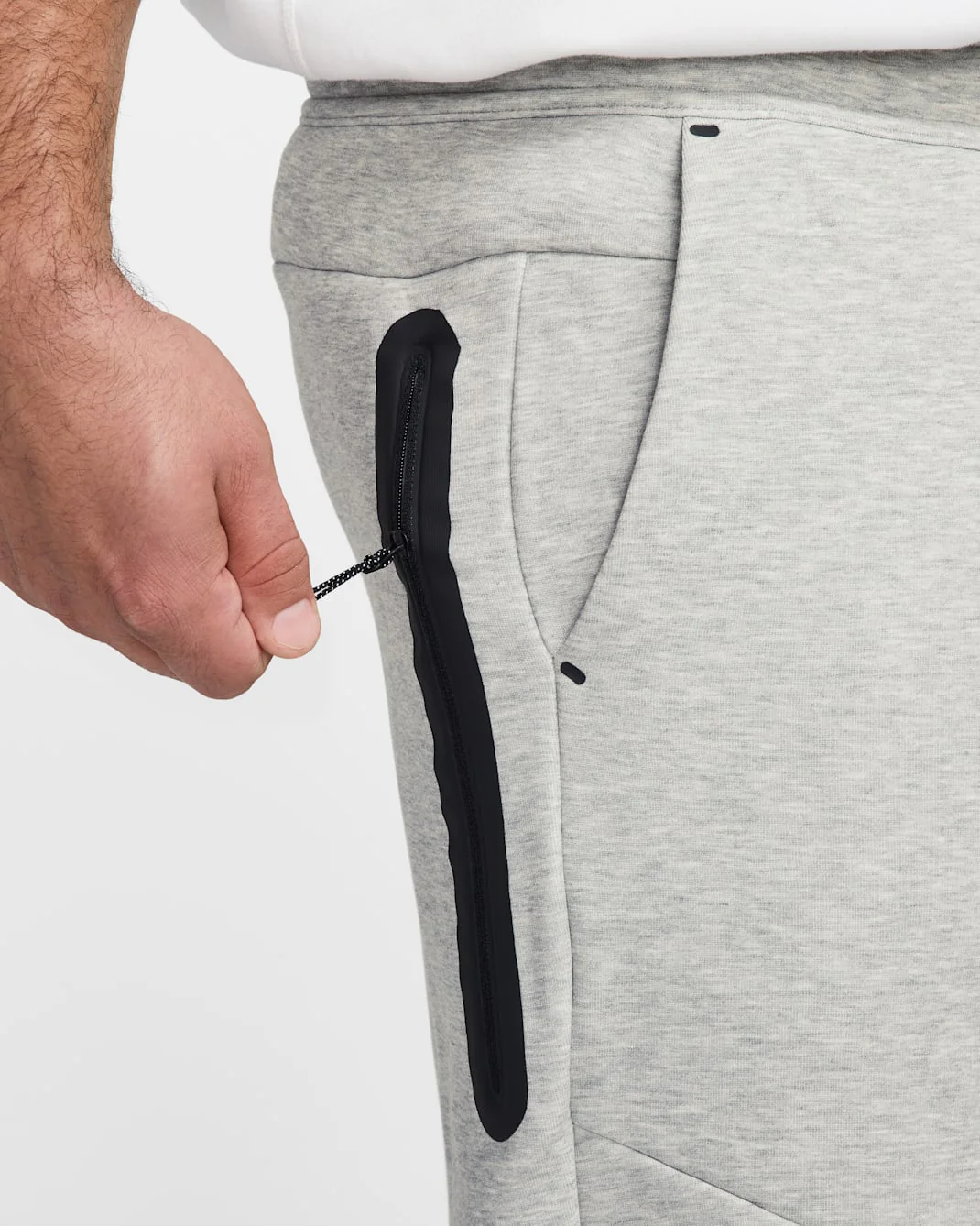 Nike Men's Tech Fleece Joggers - Dark Grey Heather / Black - Image 13