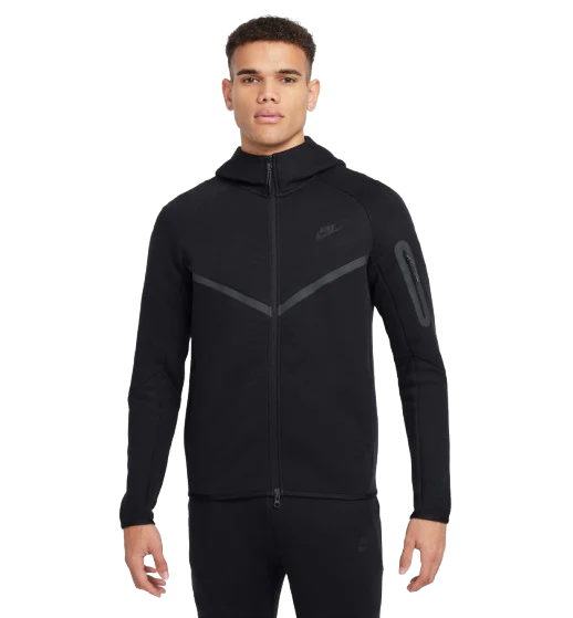 Nike Men's Tech Fleece Windrunner Full-Zip Jacket - Black