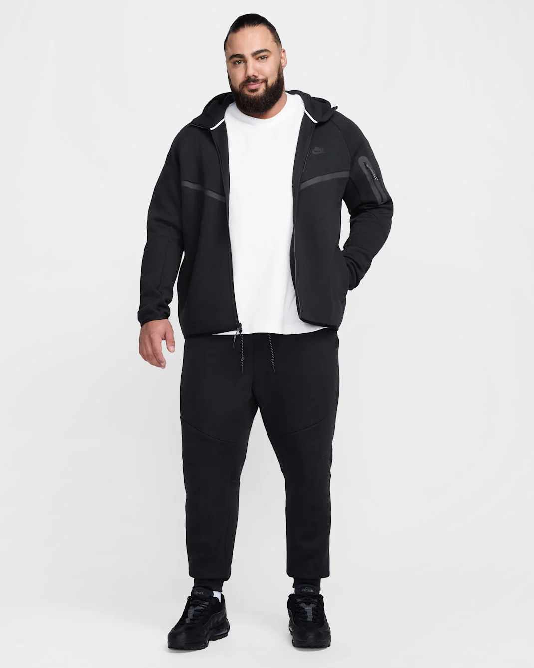 Nike Men's Tech Fleece Windrunner Full-Zip Jacket - Black - Image 20