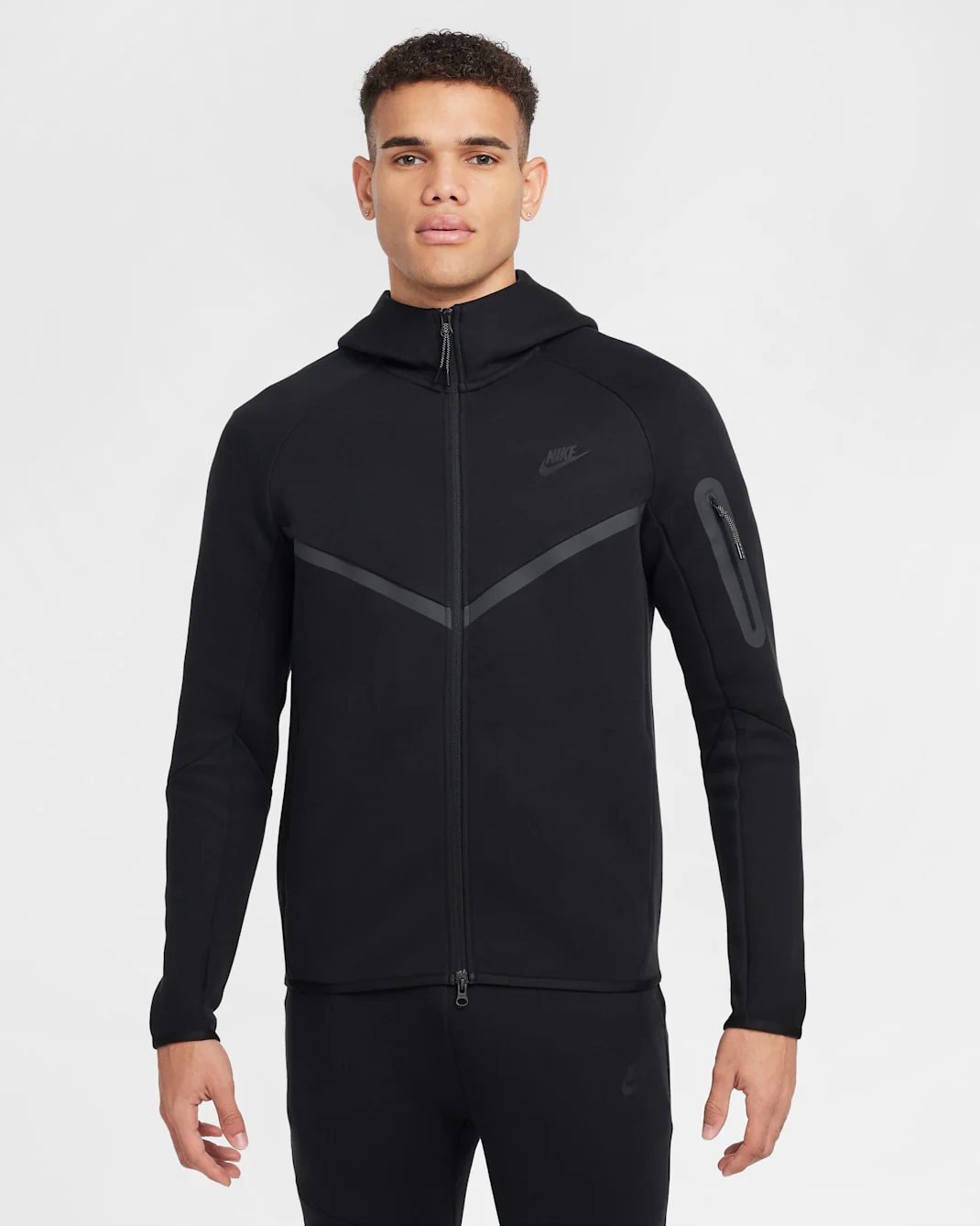 Nike Men's Tech Fleece Windrunner Full-Zip Jacket - Black - Image 21
