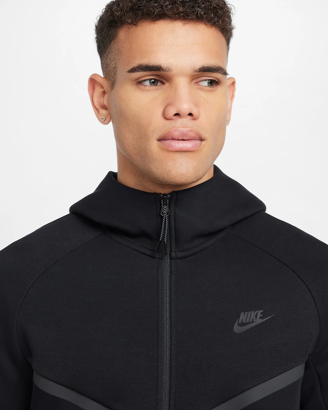 Nike Men's Tech Fleece Windrunner Full-Zip Jacket - Black - Image 4