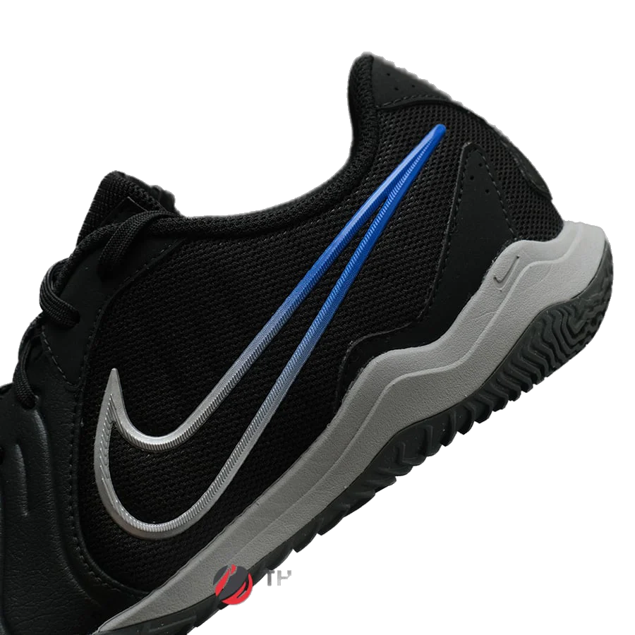 Nike Men's Tiempo Legend 10 Academy Soccer Shoes - Black / Hyper Royal / Chrome - Image 3