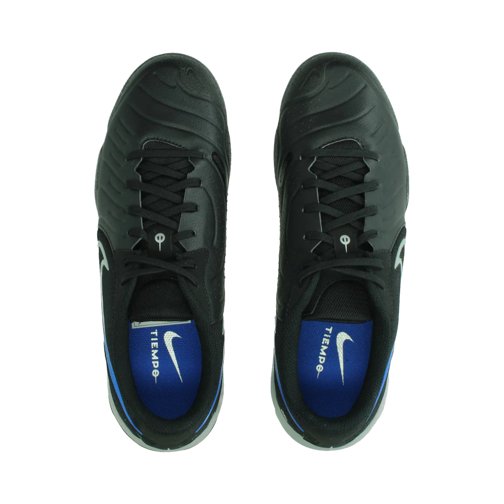 Nike Men's Tiempo Legend 10 Academy Soccer Shoes - Black / Hyper Royal / Chrome - Image 4