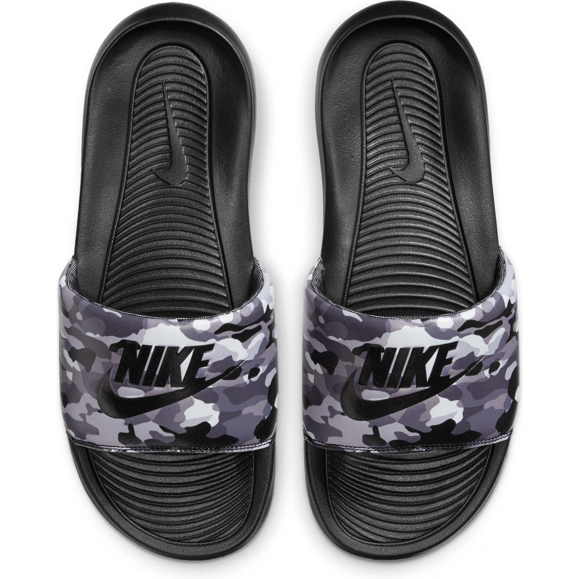 Nike Men's Victori One Slides - Black / Gray Camo - Image 3