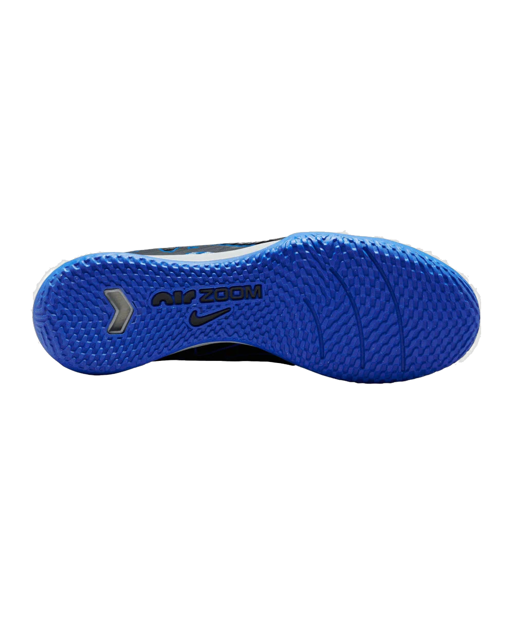 Nike Men's Zoom Mercurial Vapor 15 Academy Soccer Shoes - Black / Blue - Image 5