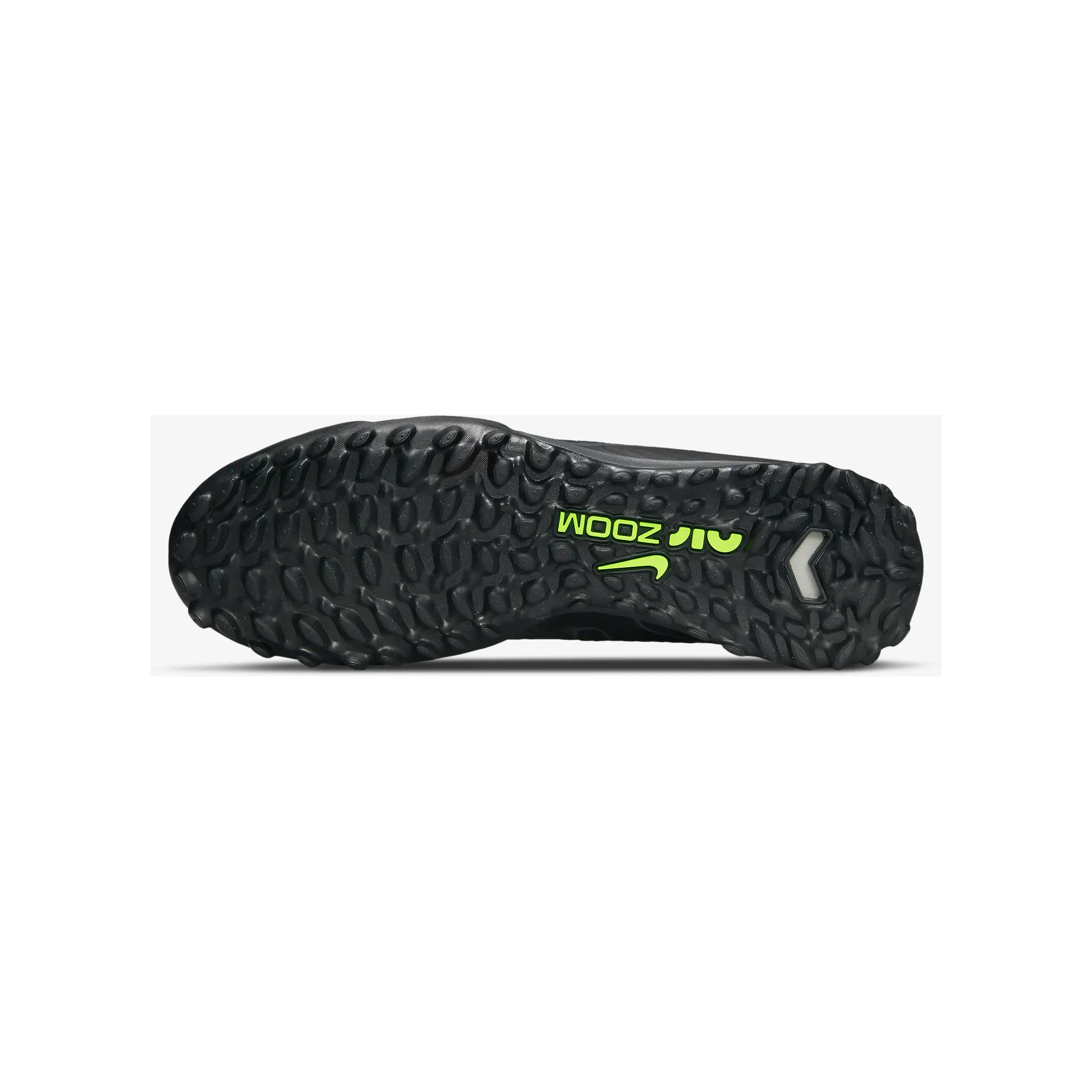 Nike Men's Zoom Mercurial Vapor 15 Academy TF Soccer Shoes - Black / Summit White / Volt / Dark Smoke Grey - Image 3