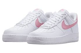 Nike Women's Air Force 1 '07 Next Nature Shoes - White / Elemental Pink - Image 2