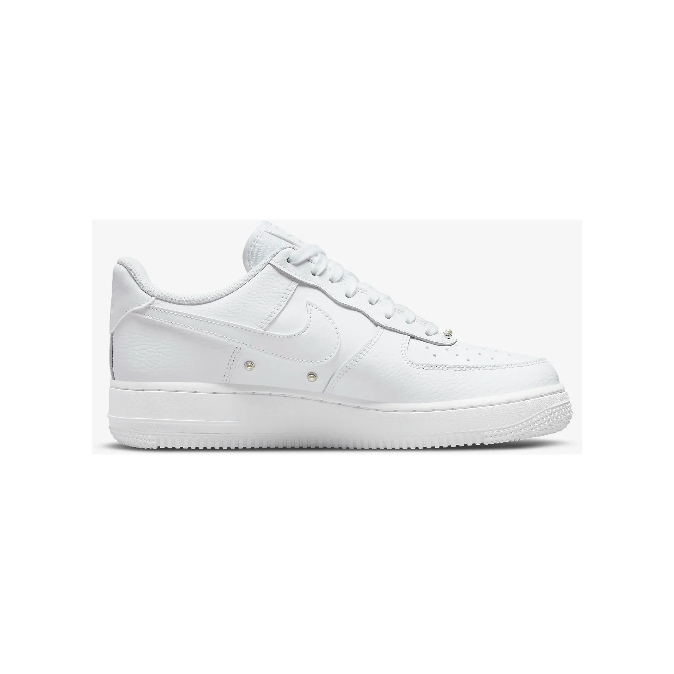 Nike Women's Air Force 1 '07 SE Shoes - White / Metallic Silver / Black - Image 5