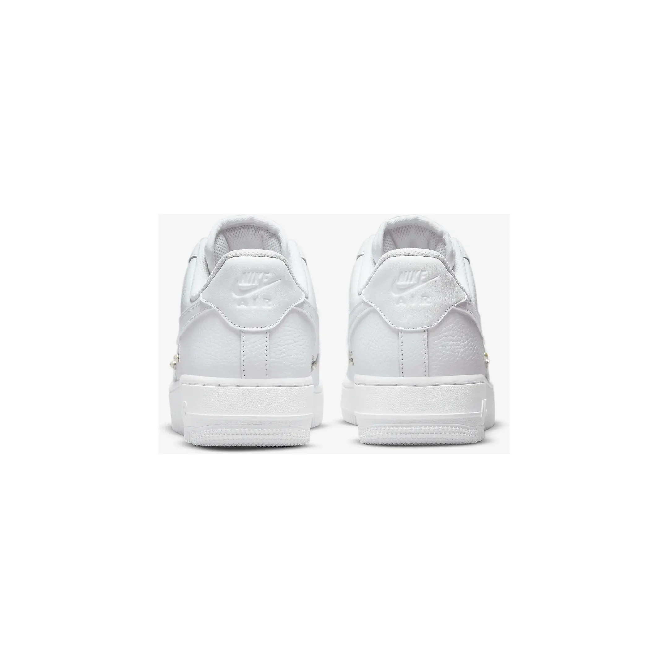 Nike Women's Air Force 1 '07 SE Shoes - White / Metallic Silver / Black - Image 8