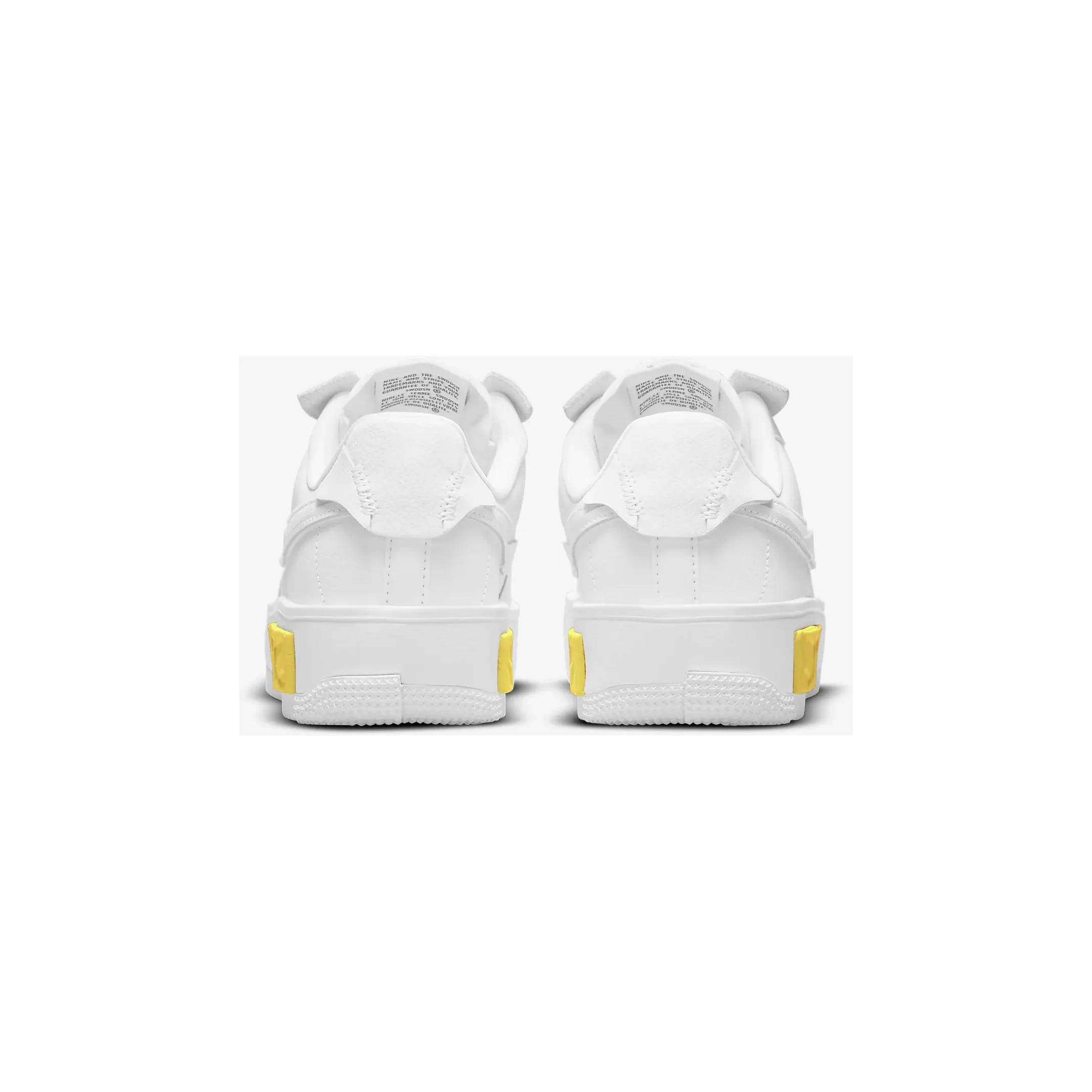 Nike Women's Air Force 1 Fontanka Shoes - Summit White / Photon Dust / Opti Yellow - Image 8