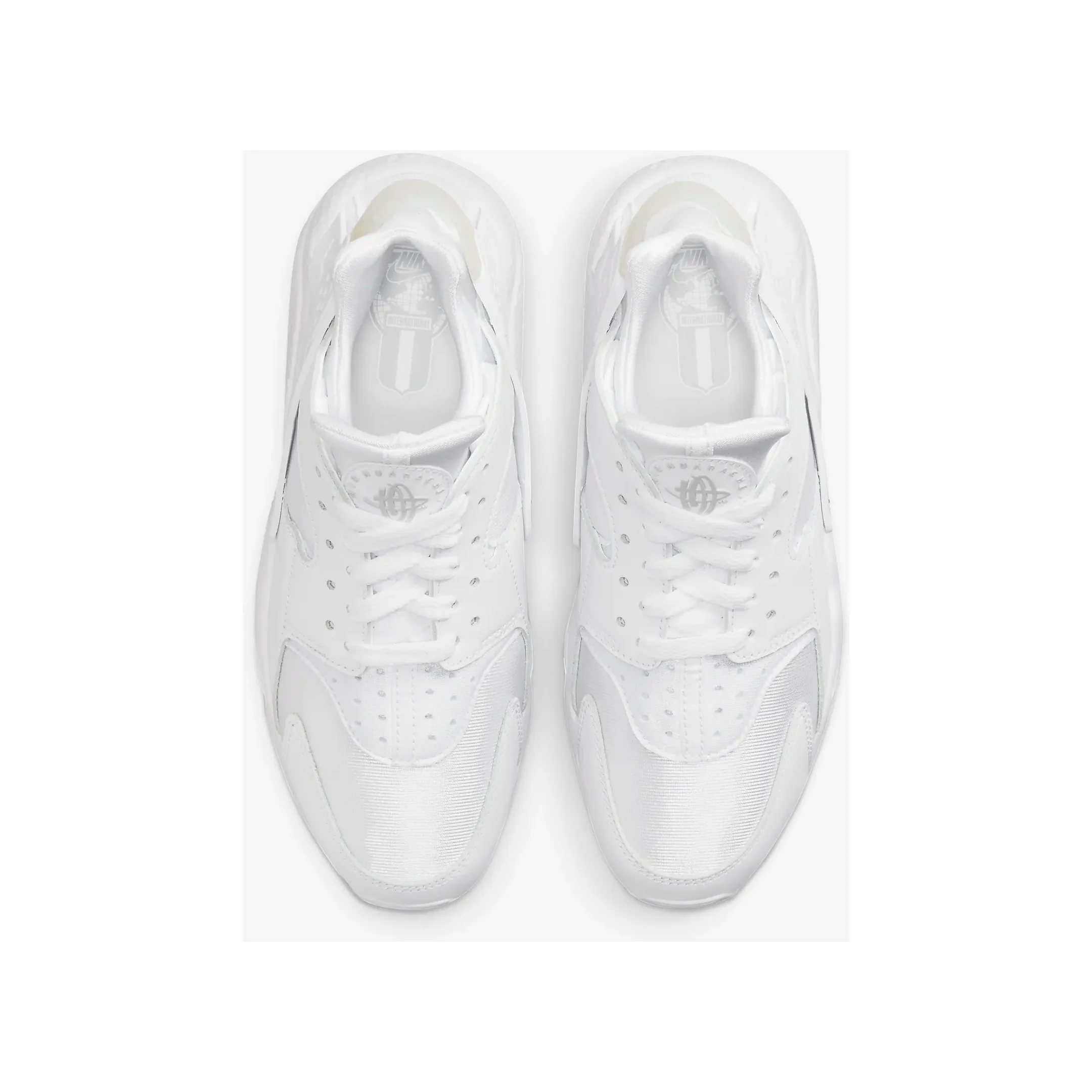 Nike Women's Air Huarache Shoes - White / Pure Platinum - Image 6