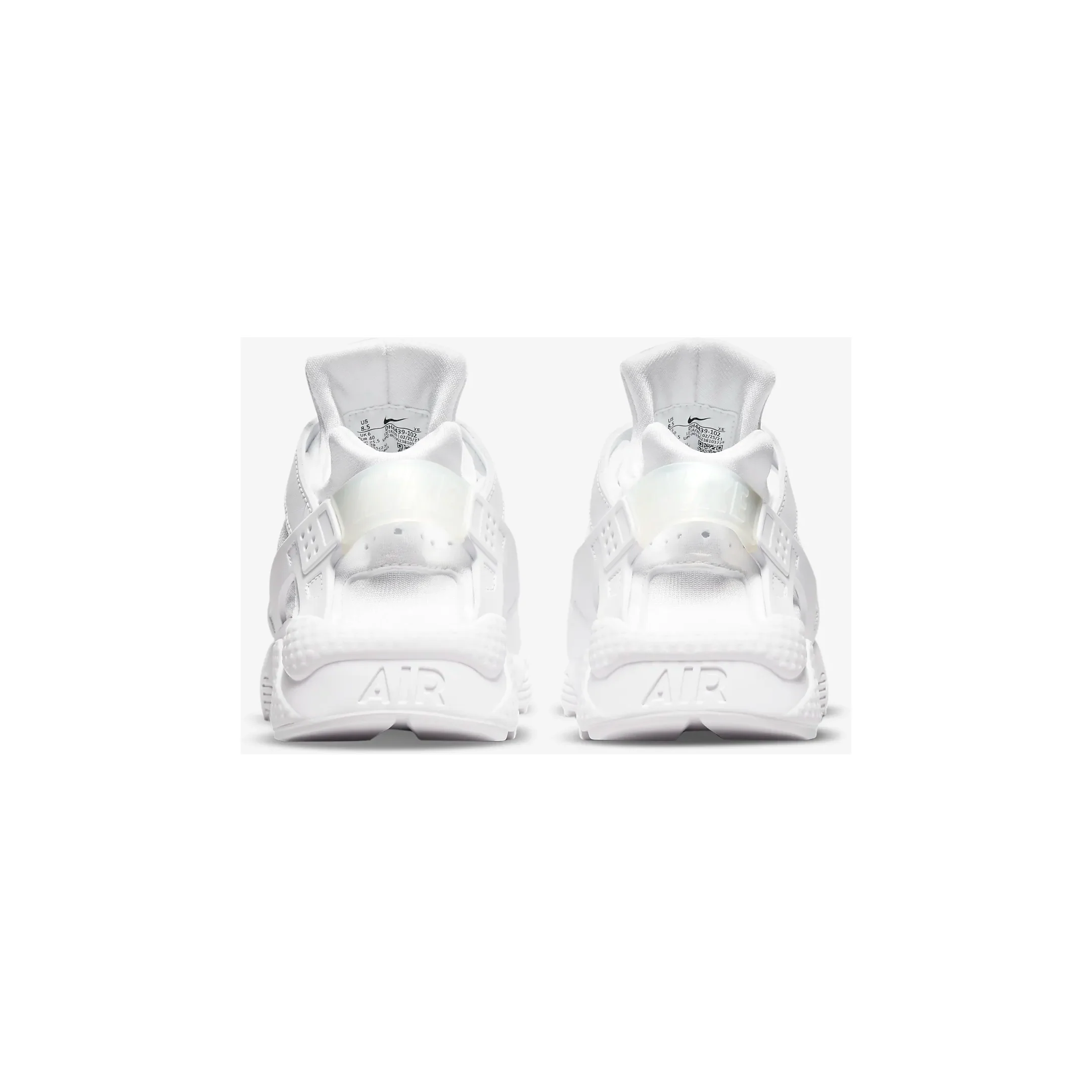 Nike Women's Air Huarache Shoes - White / Pure Platinum - Image 8