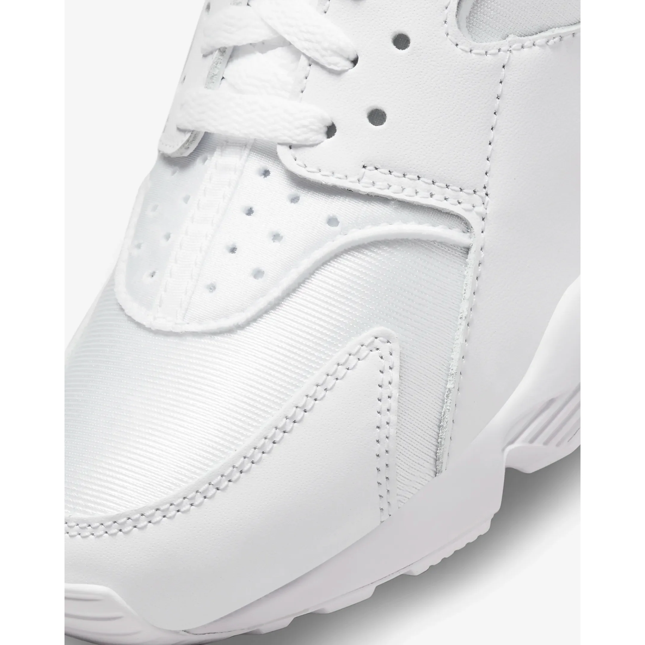 Nike Women's Air Huarache Shoes - White / Pure Platinum - Image 9