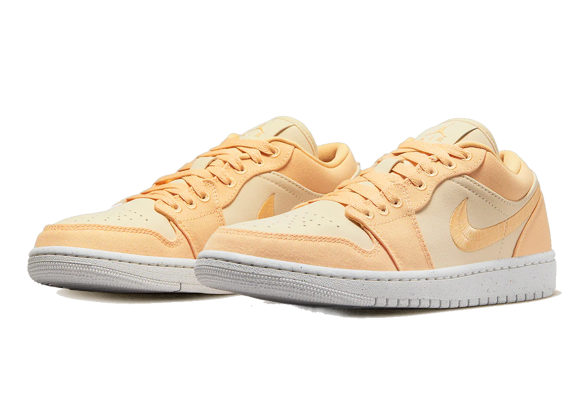 Nike Women's Air Jordan 1 Low Se Shoes - Celestial Gold / Muslin / Sail - Image 4