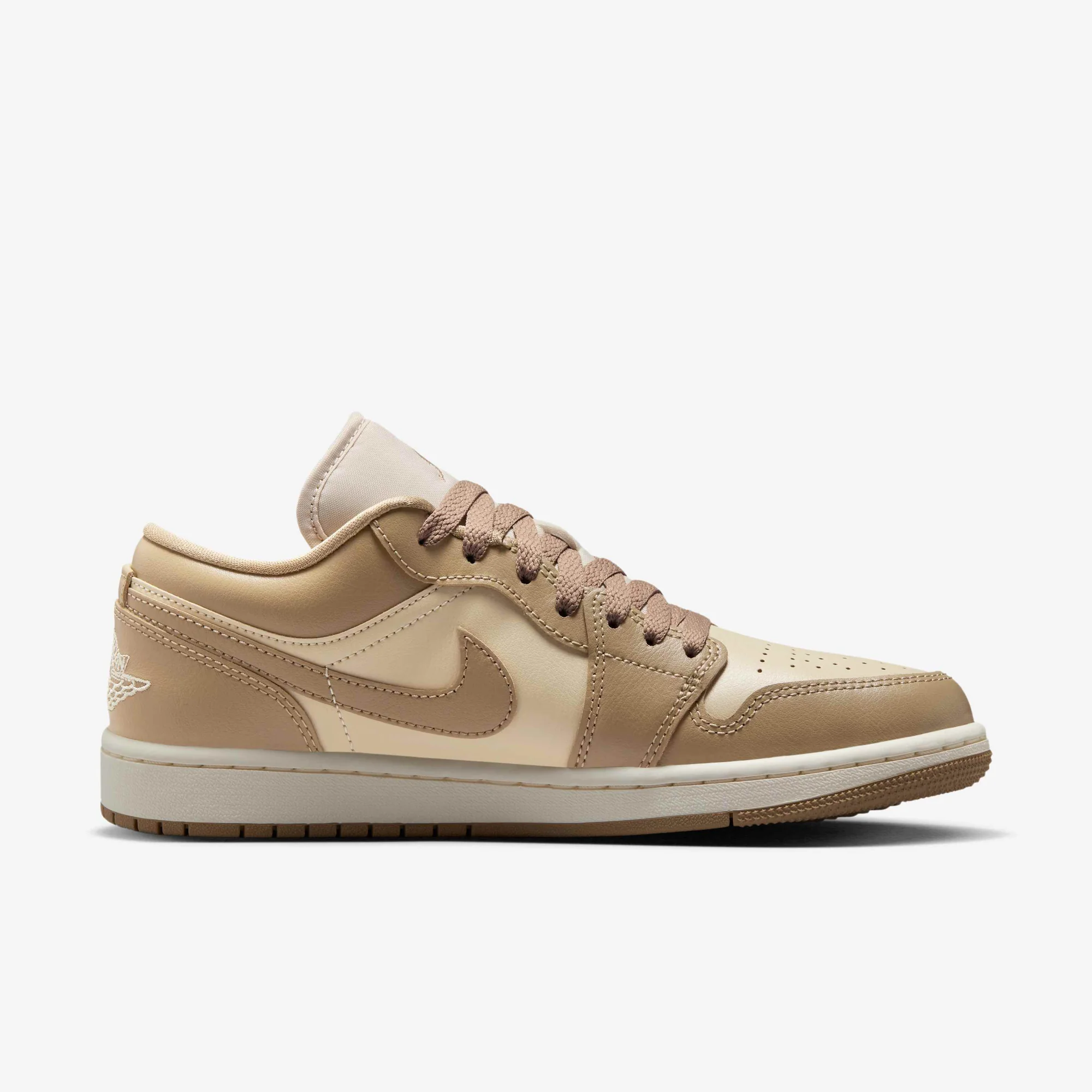 Nike Women's Air Jordan 1 Low Shoes - Rattan / Sail / Desert Camo - Image 3