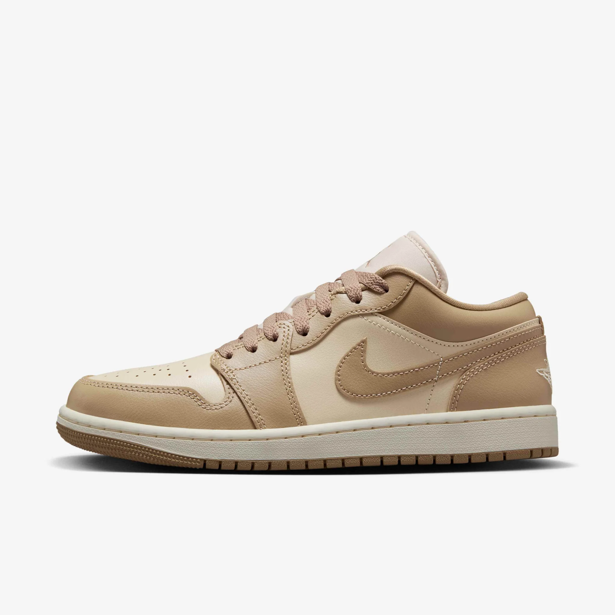 Nike Women's Air Jordan 1 Low Shoes - Rattan / Sail / Desert Camo - Image 4