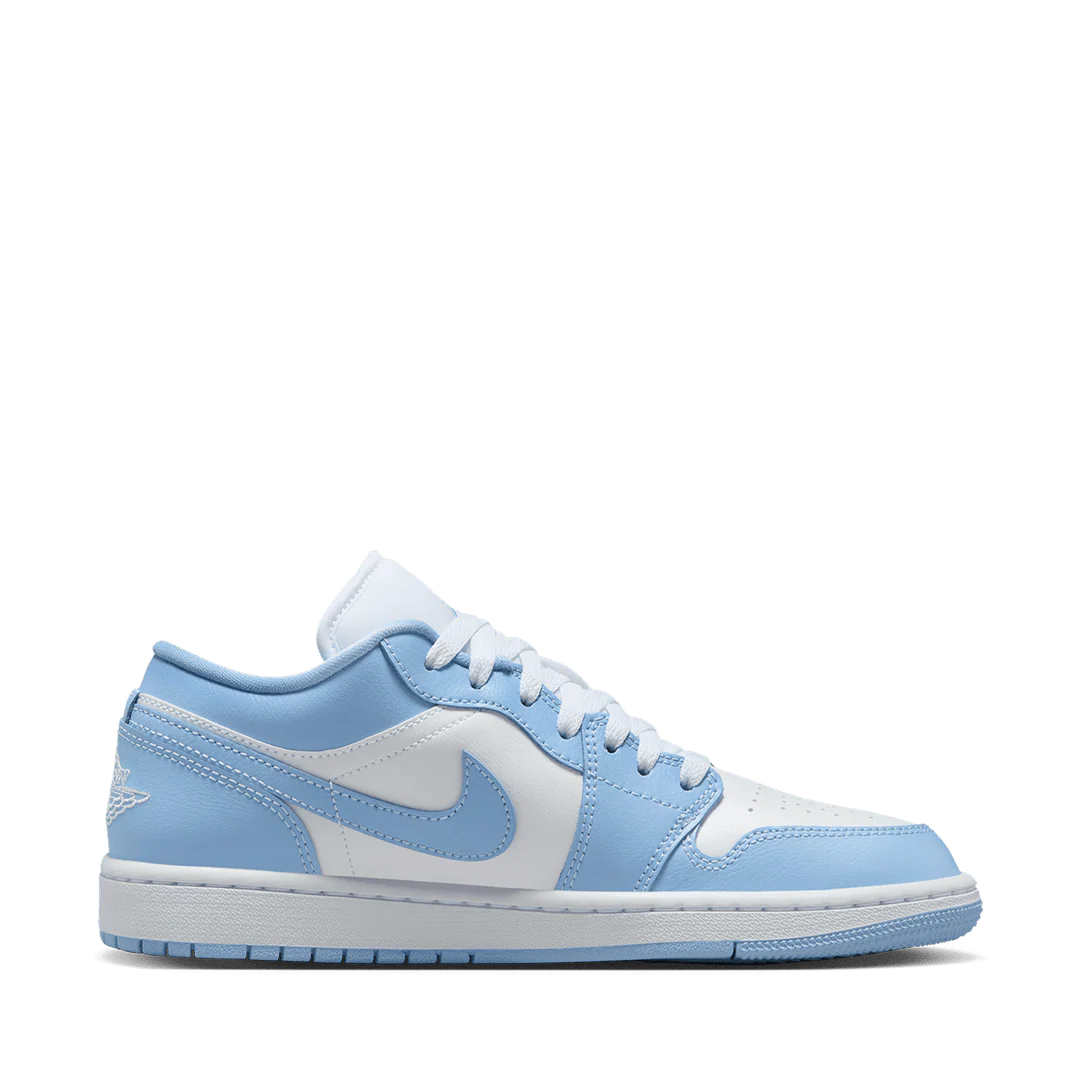 Nike Women's Air Jordan 1 Low Shoes - White / Aluminum - Image 4