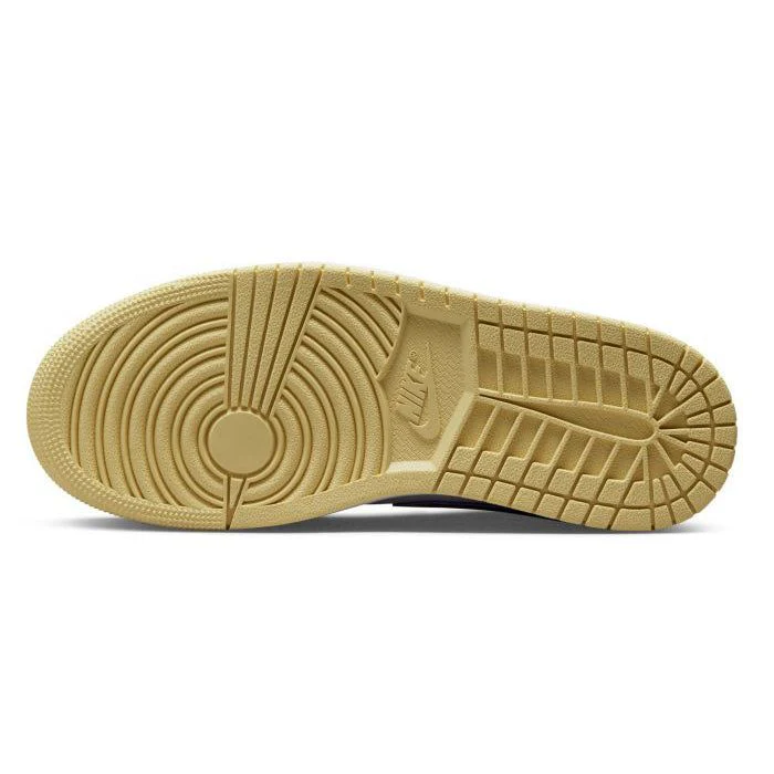 Nike Women's Air Jordan 1 Mid Shoes - Lemon Wash / Lapis White - Image 7