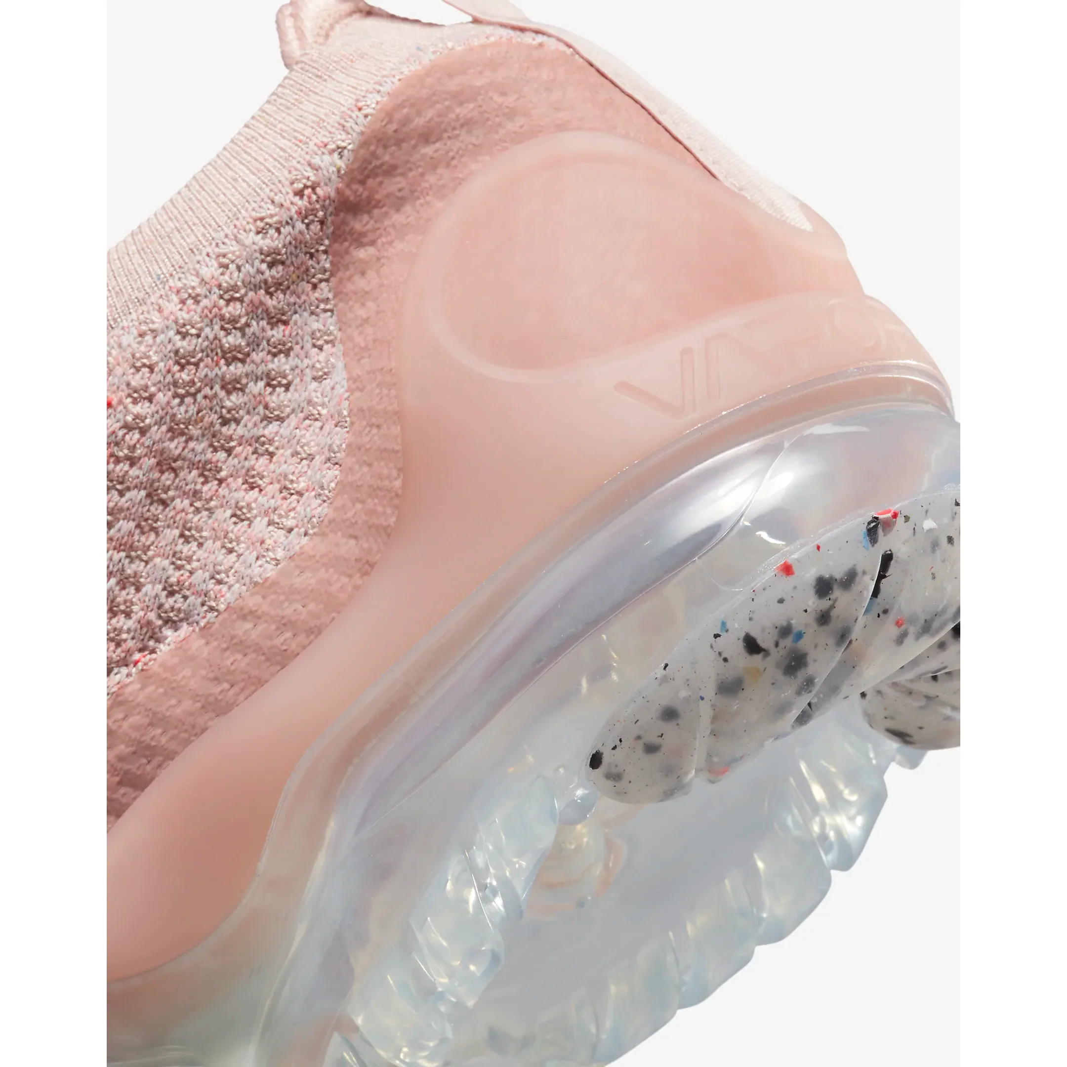 Nike Women's Air VaporMax 2021 Flyknit Shoes - Pink Oxford / Rose Whisper / Metallic Silver / Pink Oxford - Image 10