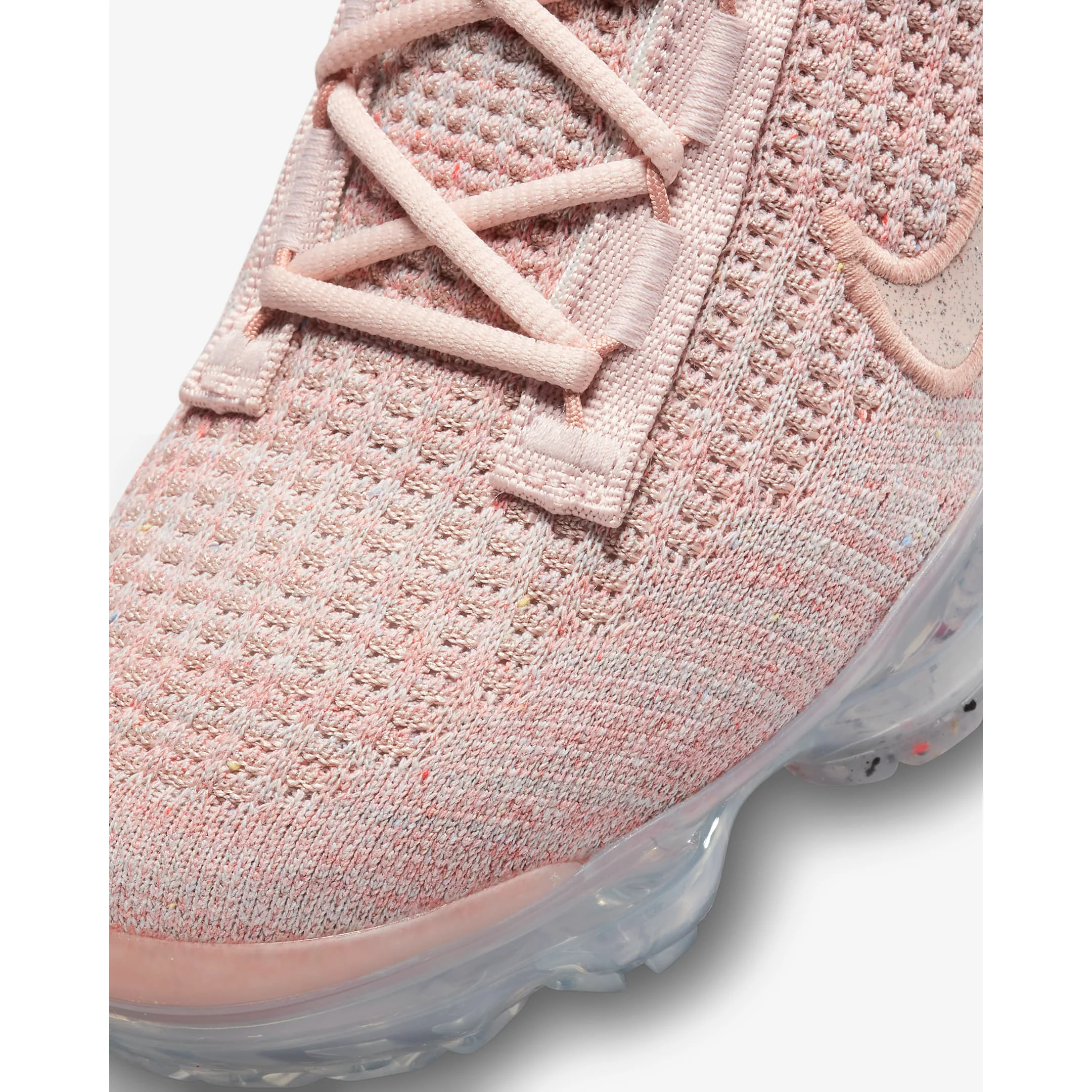 Nike Women's Air VaporMax 2021 Flyknit Shoes - Pink Oxford / Rose Whisper / Metallic Silver / Pink Oxford - Image 9