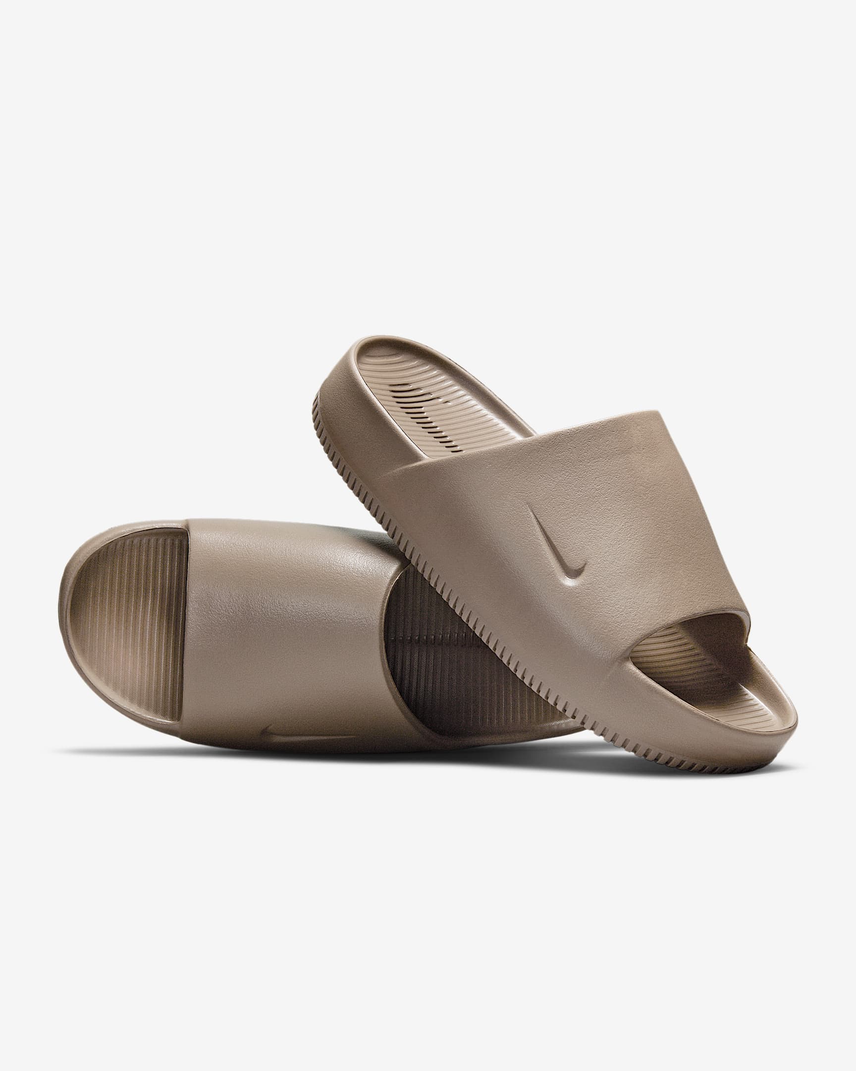 Nike Women's Calm Slide Shoes - Mink Brown - Image 2