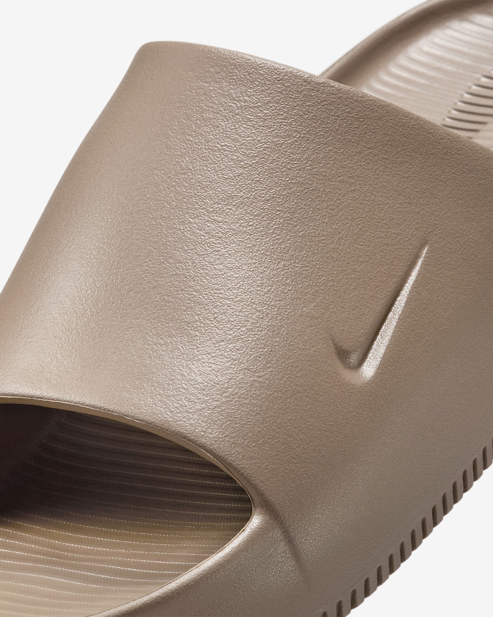 Nike Women's Calm Slide Shoes - Mink Brown - Image 7