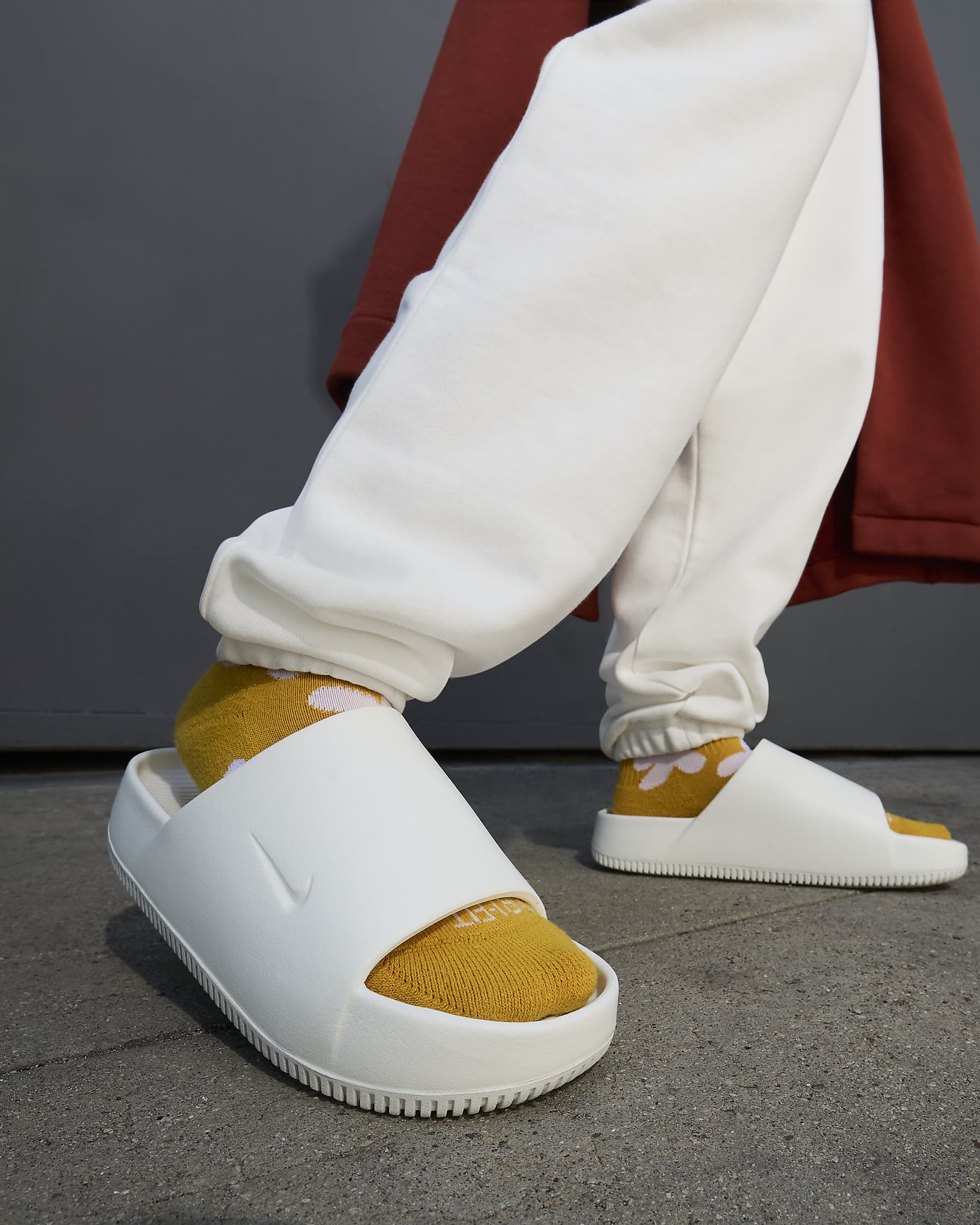 Nike Women's Calm Slide Shoes - Sail - Image 5
