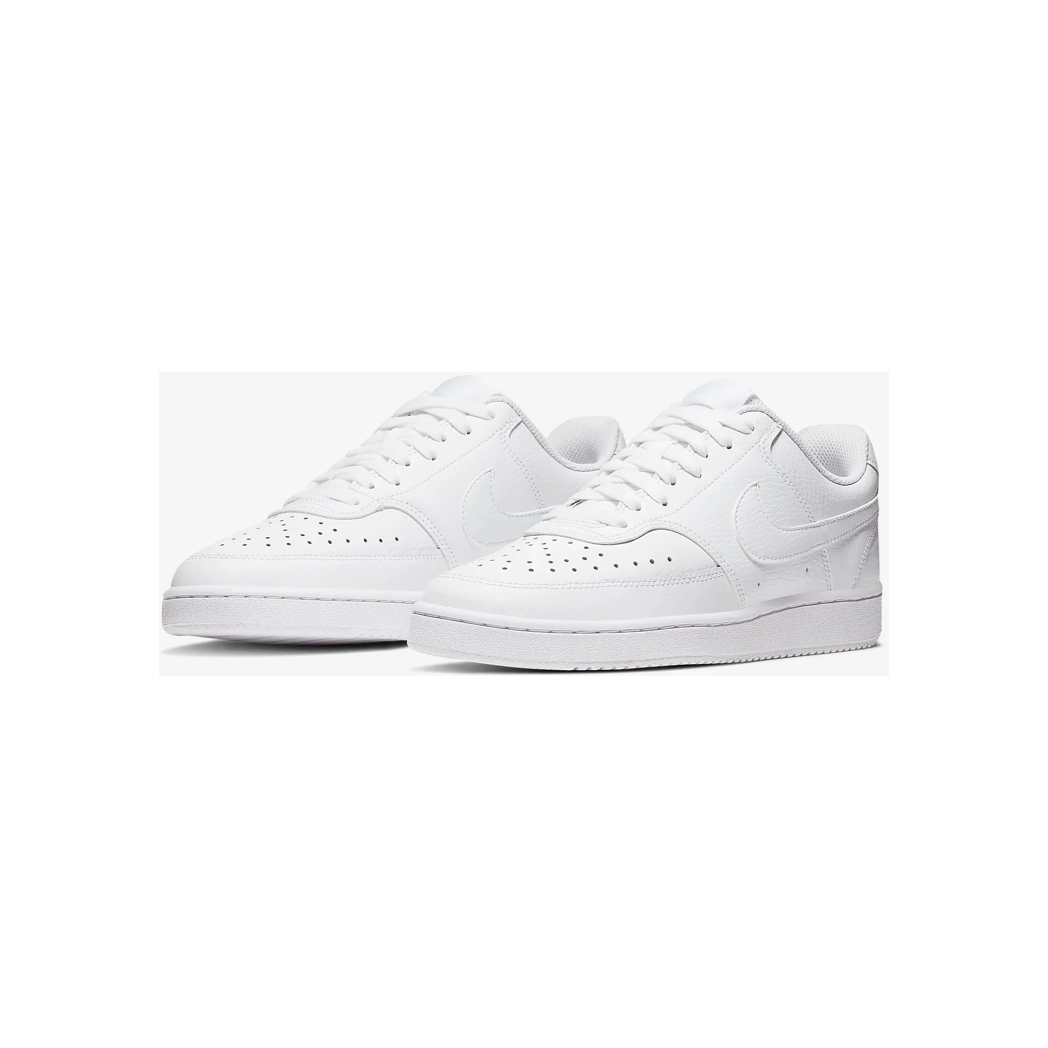 Nike Women's Court Vision Low Shoes - All White - Image 6