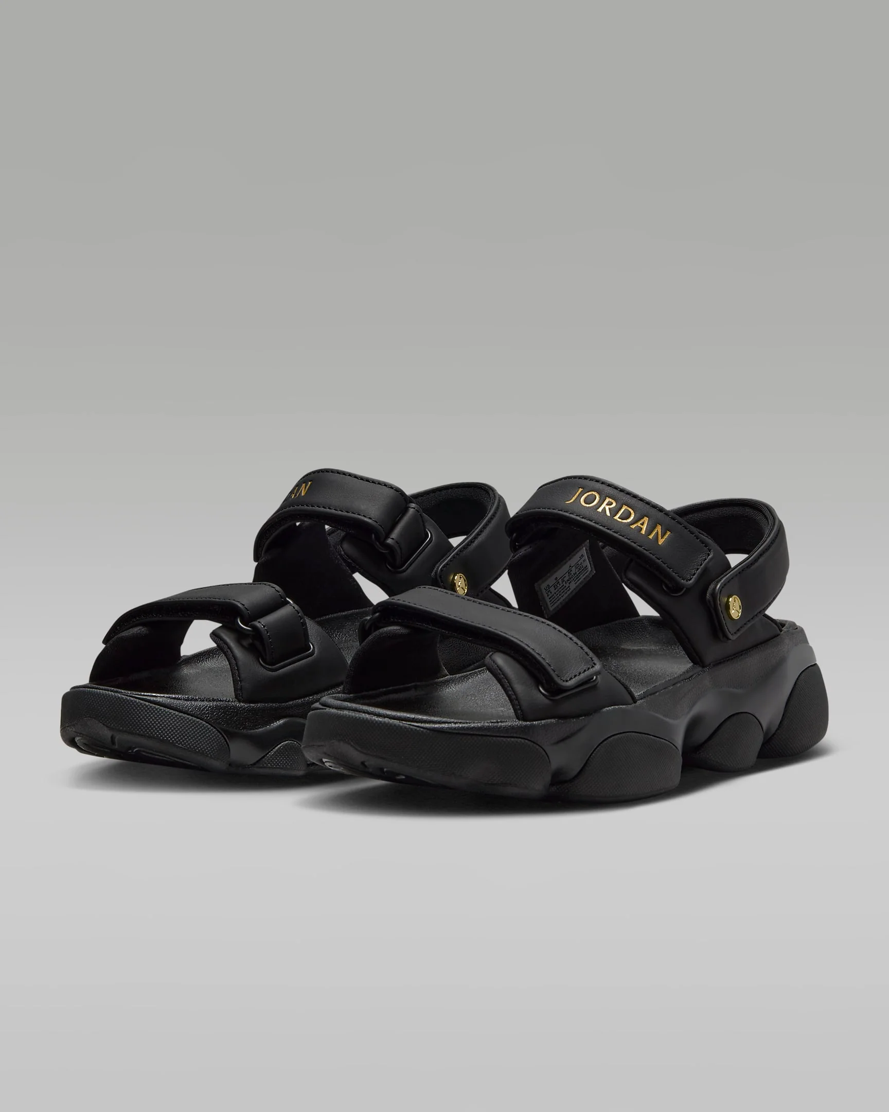 Nike Women's Jordan Deja Sandals - Black / Metallic Gold - Image 2