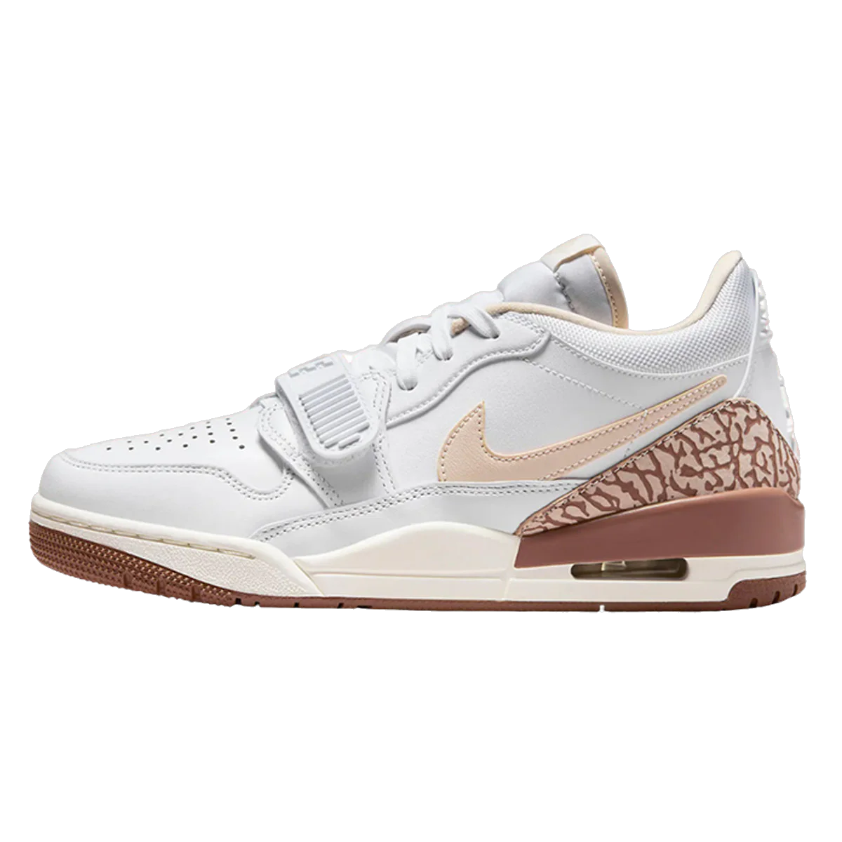 Nike Women's Jordan Legacy 312 Low Shoes - White / Pink Oxford / Archaeo Brown / Sail - Image 2