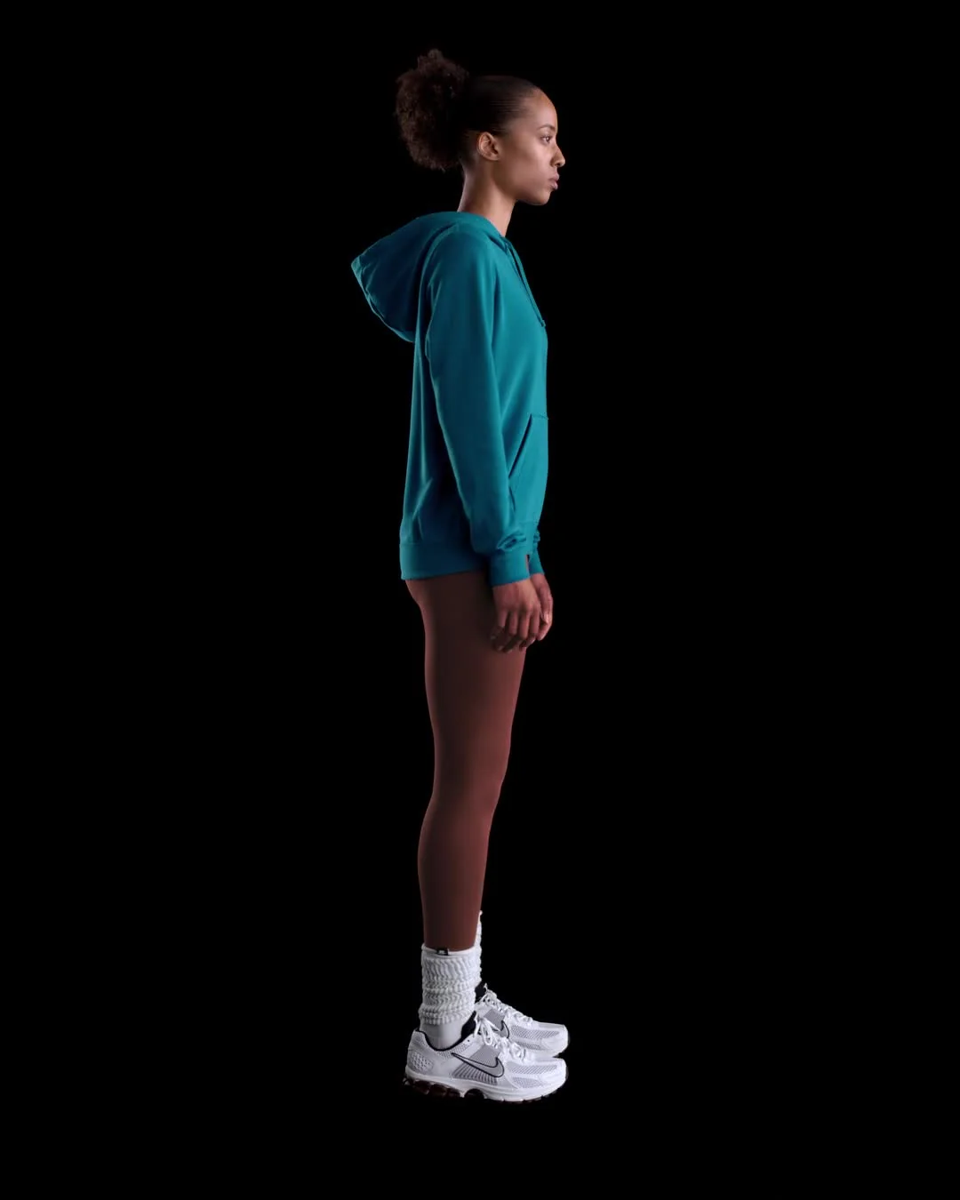 Nike Women's Nike Sportswear Club Fleece Hoodie - Green Abyss/White - Image 7