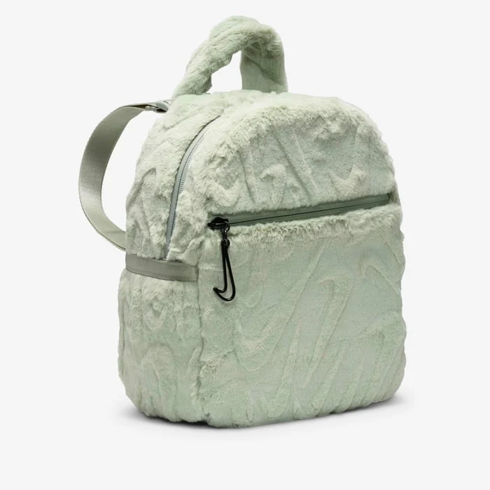 Nike Women's Nike Sportswear Futura Faux Fur Mini Backpack - Jade Horizon - Image 7