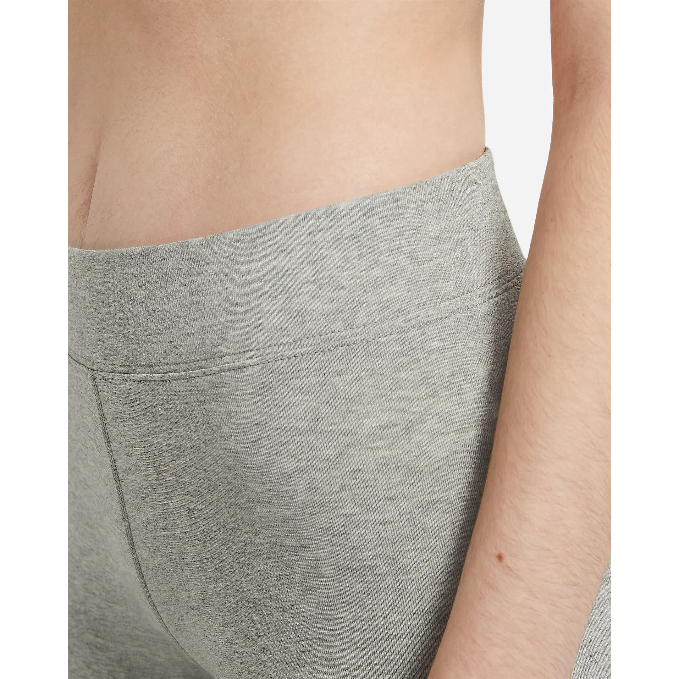 Nike Women's Sportswear Essential Shorts - Dark Grey Heather / White - Image 5