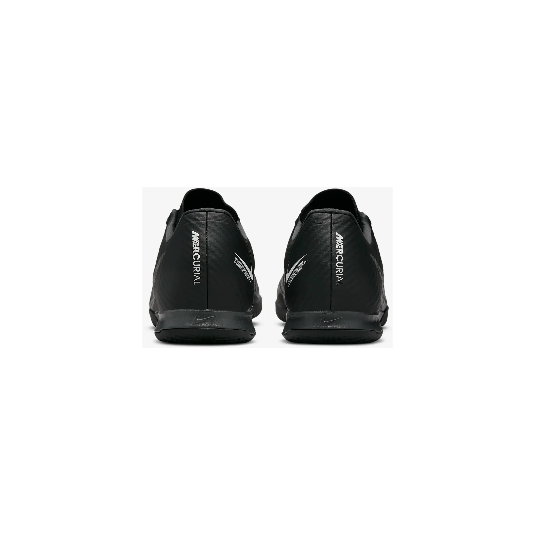 Nike Zoom Mercurial Vapor 15 Academy IC Soccer Shoes - Black / Summit White / Volt / Dark Smoke Grey - Image 7