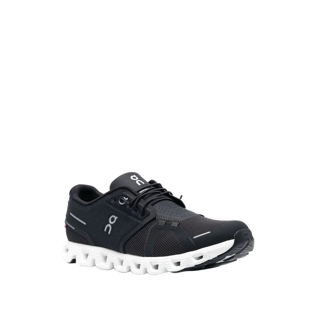 On Running Men's Cloud 5 Shoes - Black / White - Image 2
