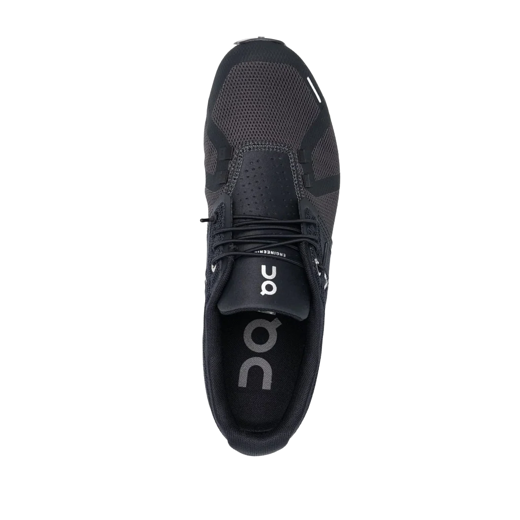 On Running Men's Cloud 5 Shoes - Black / White - Image 5