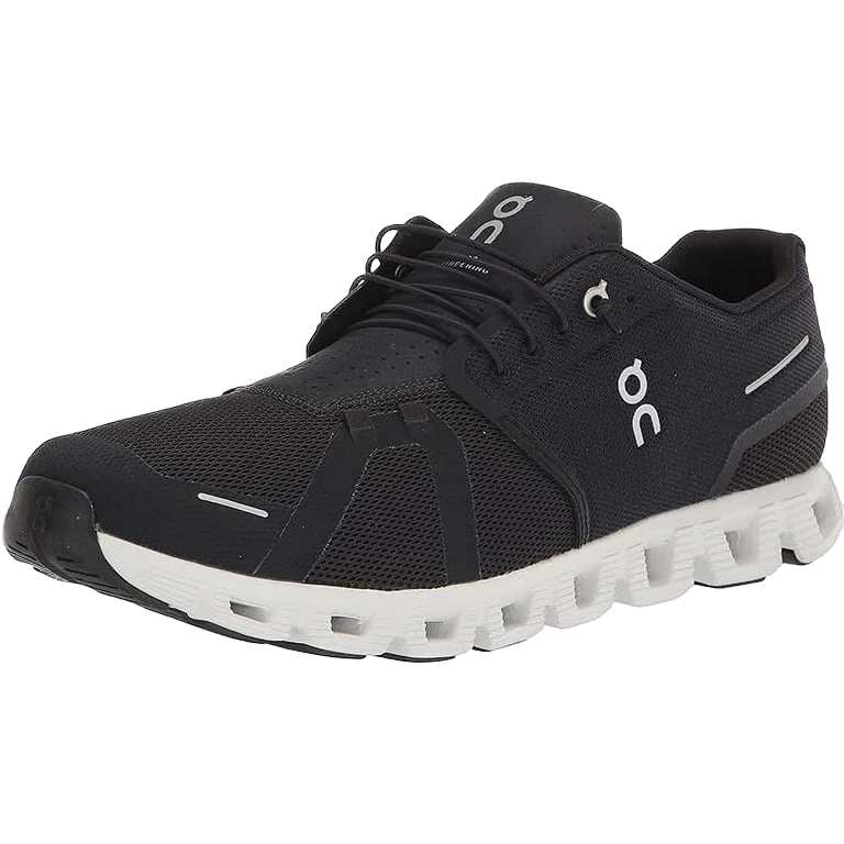 On Running Men's Cloud 5 Shoes - Black / White - Image 6