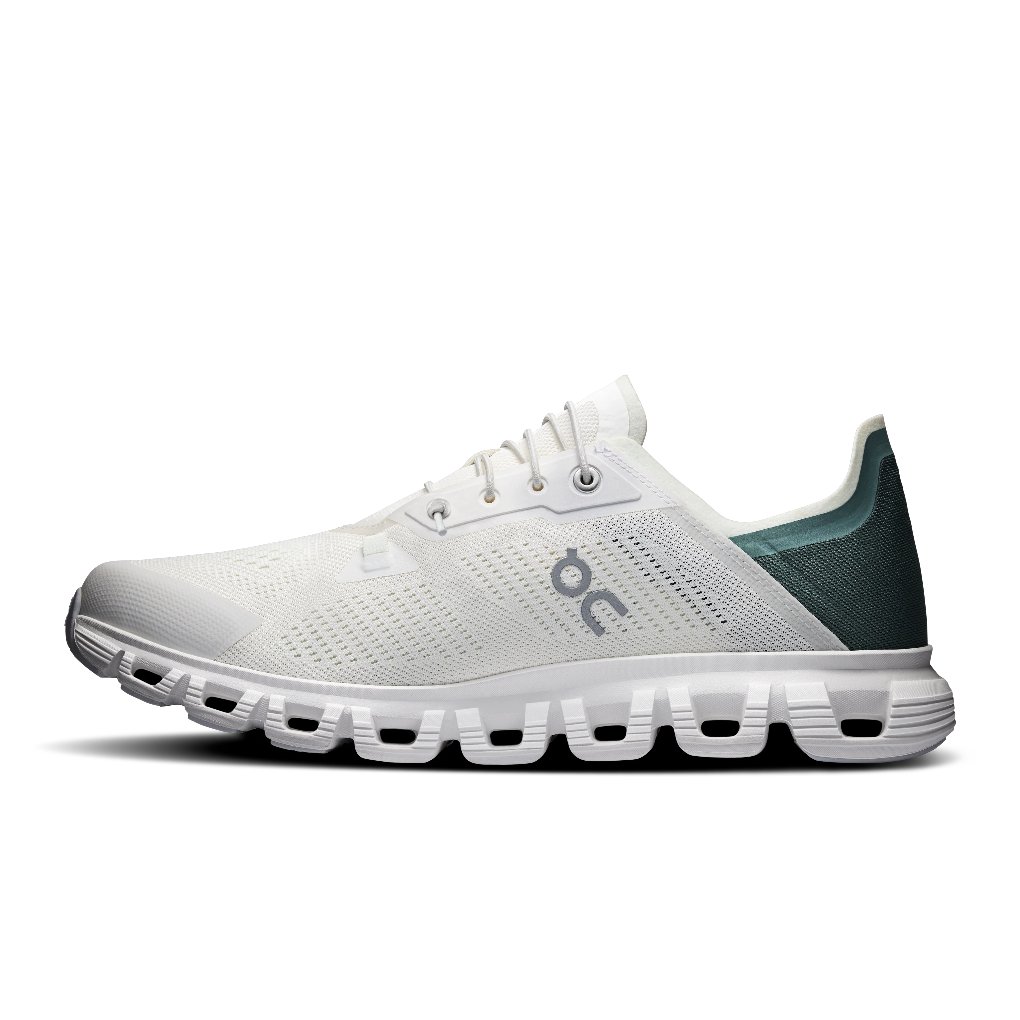 On Running Men's Cloud 6 Coast Shoes - Ivory / Olive - Image 4