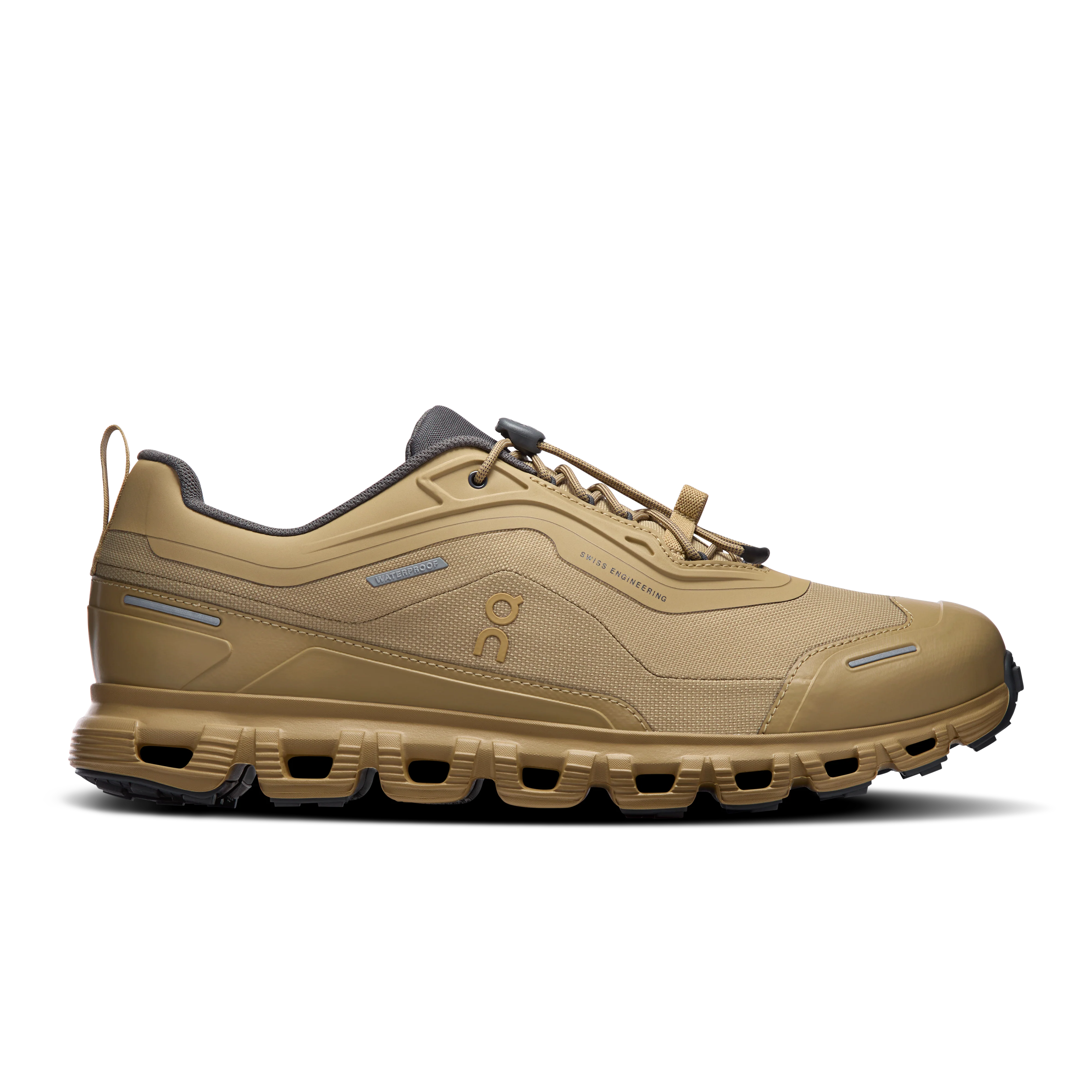 On Running Men's Cloud 6 Geo Waterproof Shoes - Chai / Chai