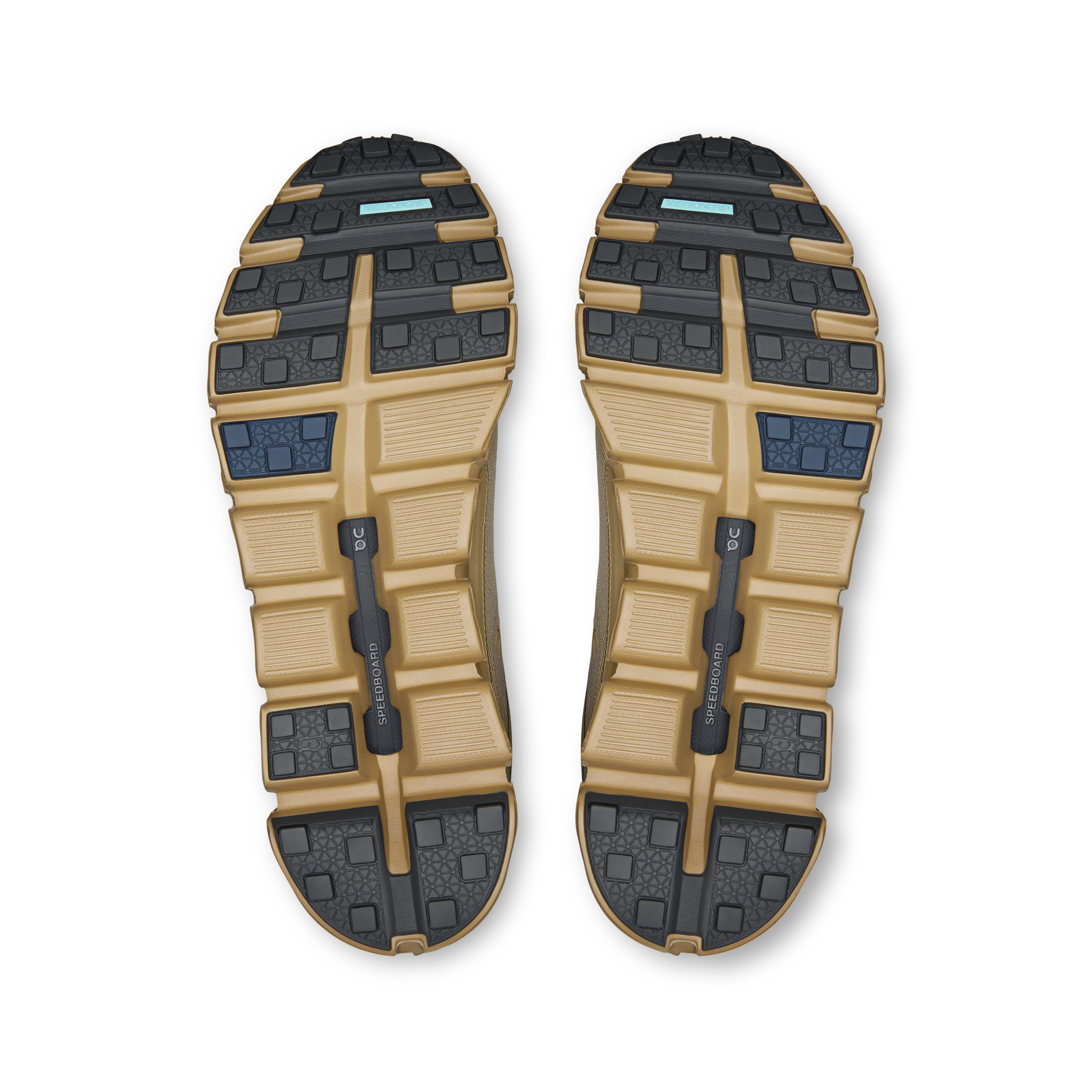 On Running Men's Cloud 6 Geo Waterproof Shoes - Chai / Chai - Image 3