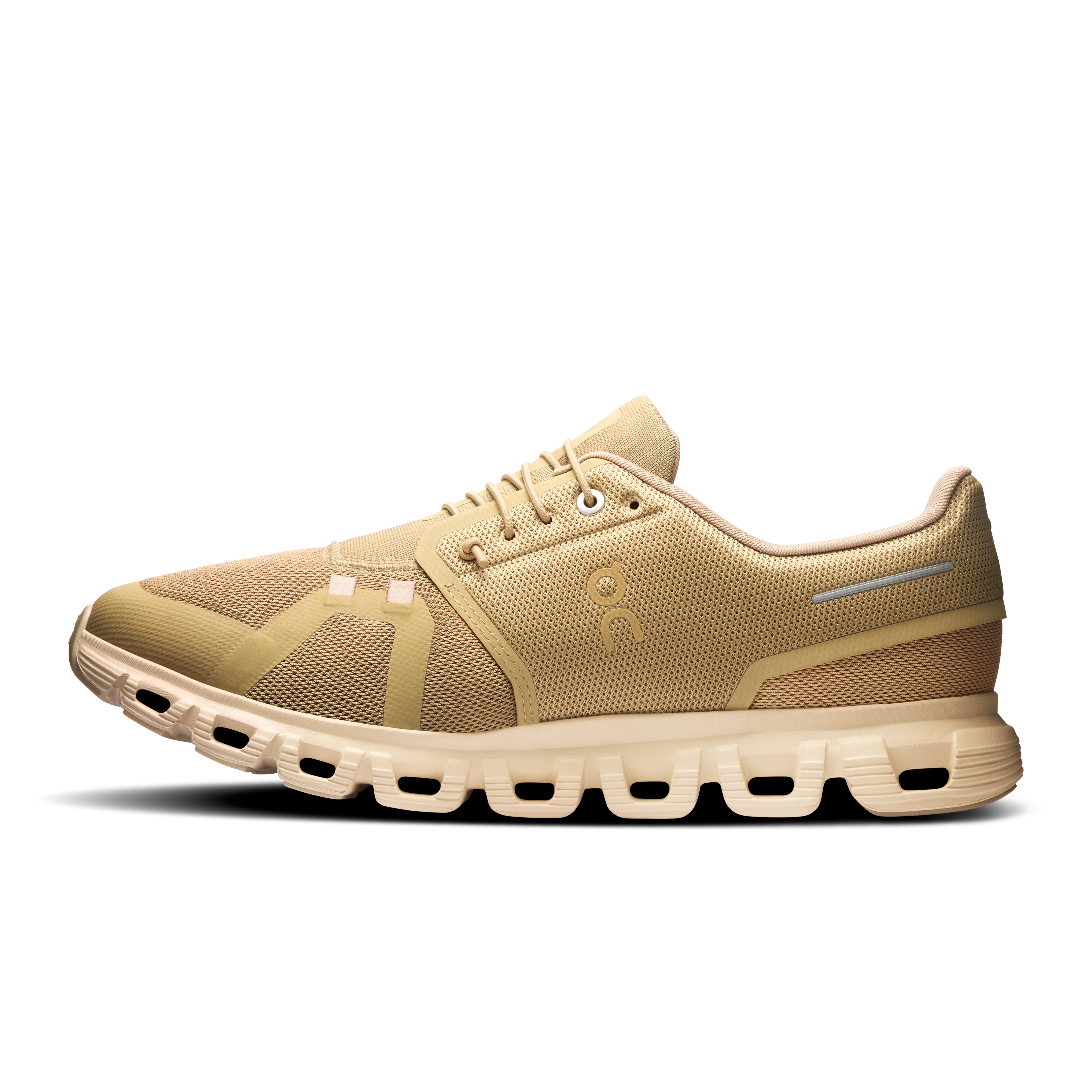 On Running Men's Cloud 6 Shoes - Chai / Sand - Image 4