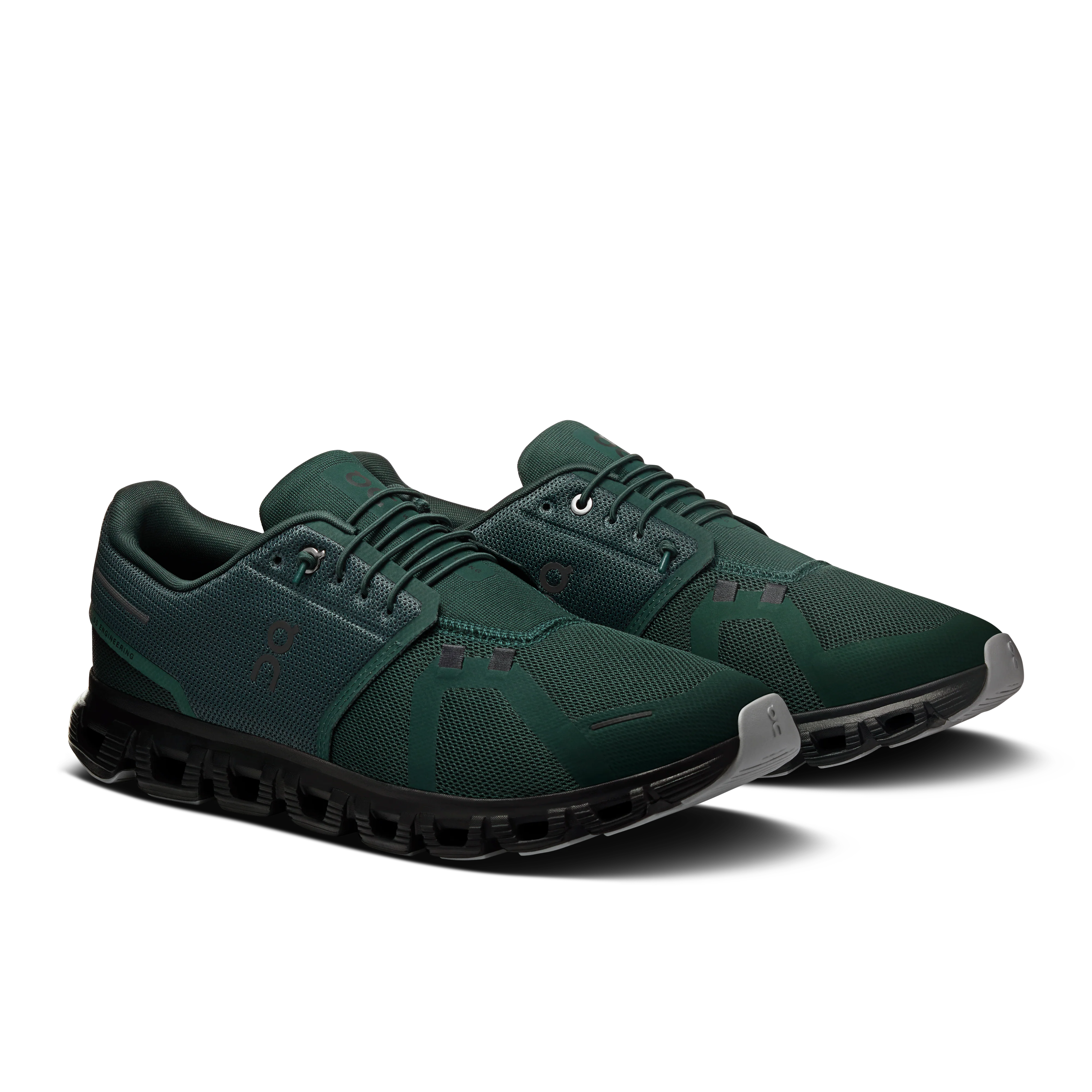 On Running Men's Cloud 6 Shoes - Evergreen / Glacier - Image 2