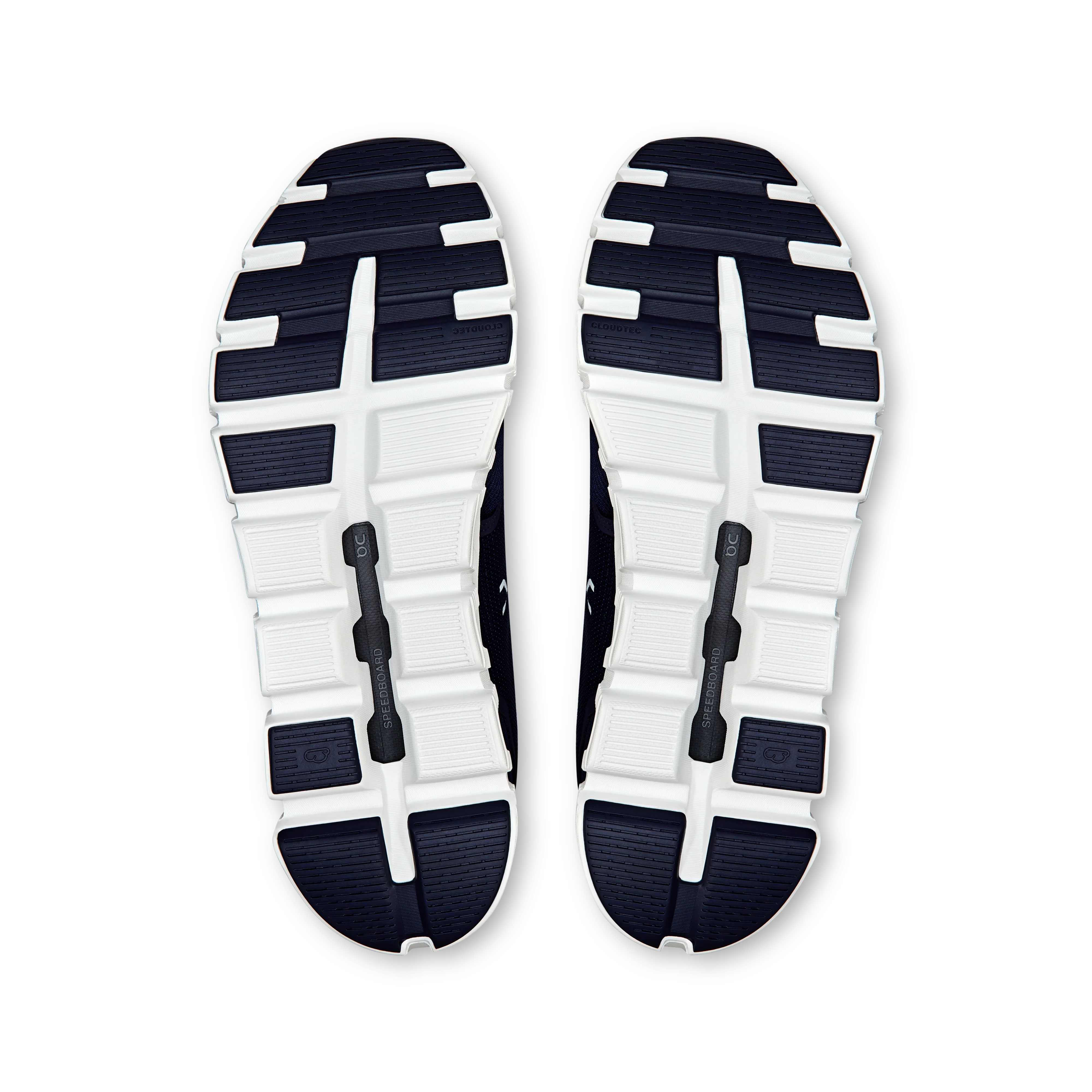 On Running Men's Cloud 6 Shoes - Midnight / White - Image 3