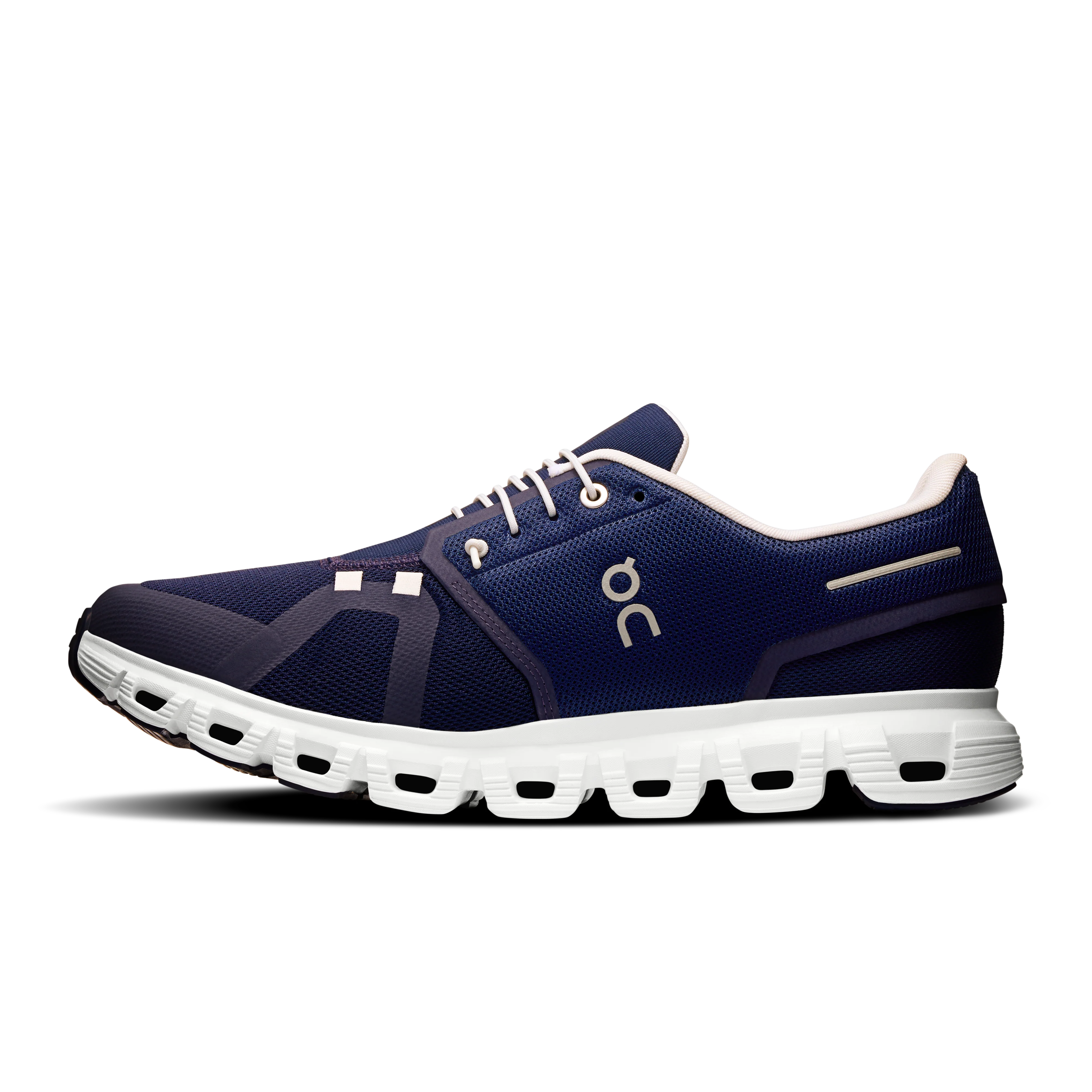 On Running Men's Cloud 6 Shoes - Midnight / White - Image 4