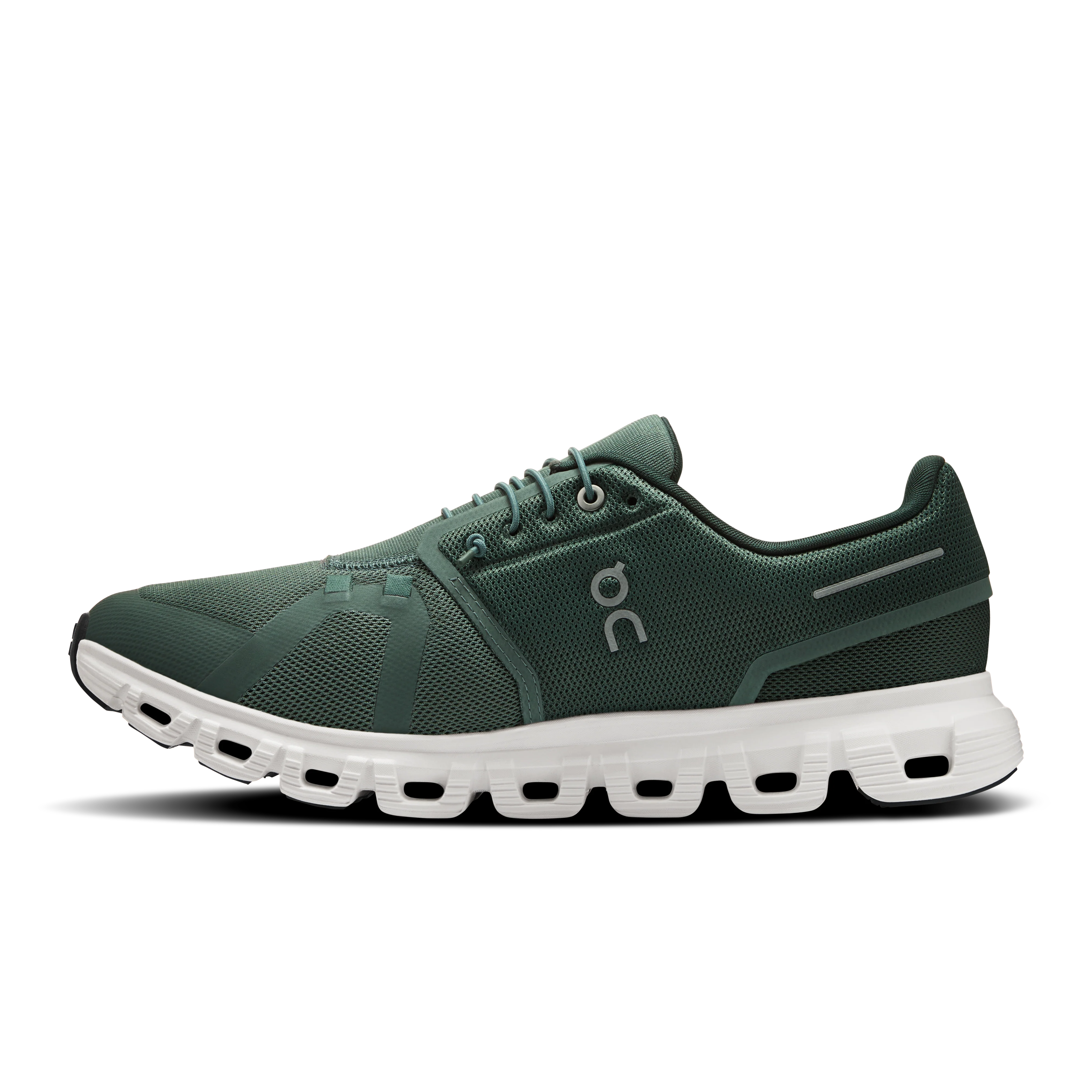 On Running Men's Cloud 6 Shoes - Olive / Evergreen - Image 5