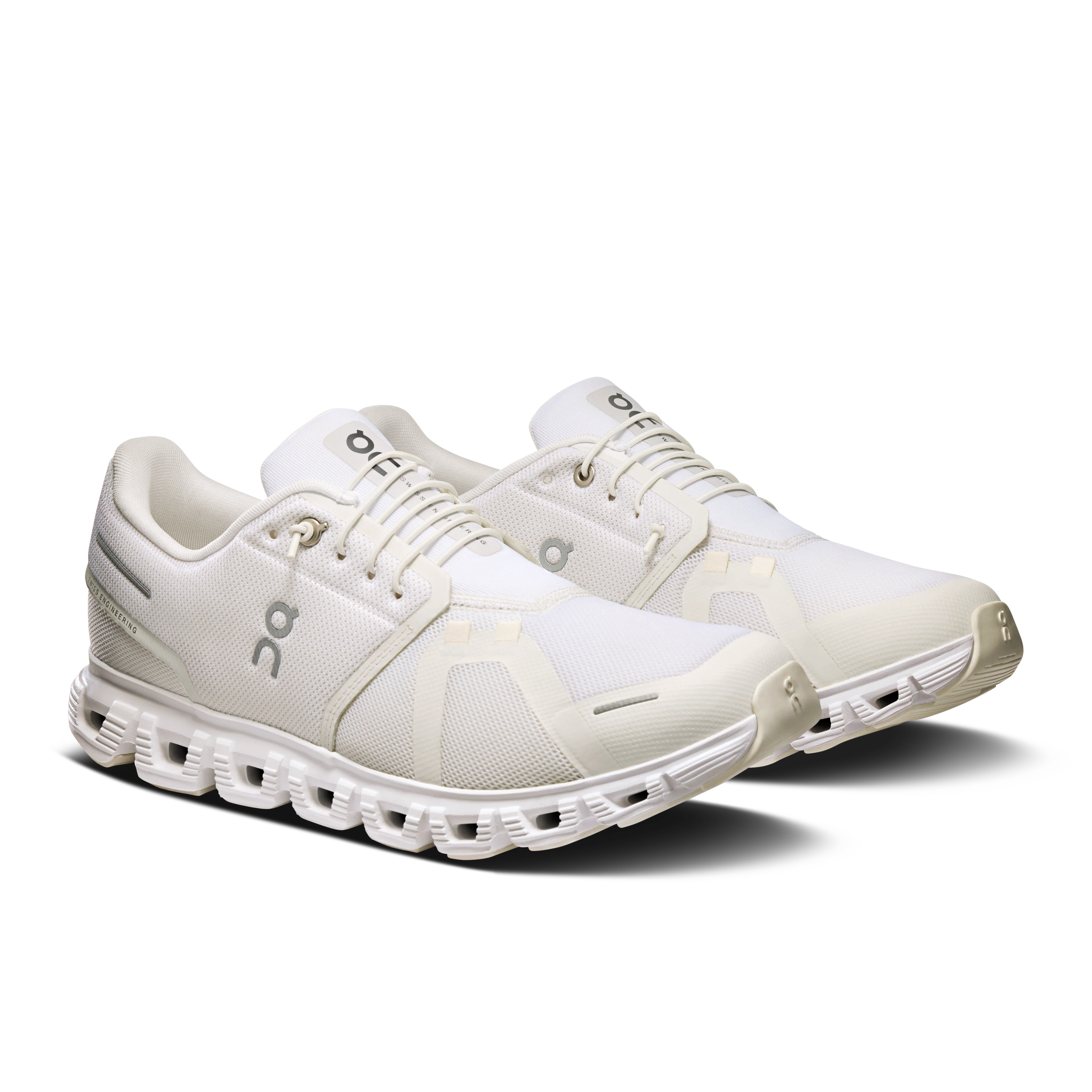 On Running Men's Cloud 6 Shoes - White / White - Image 2